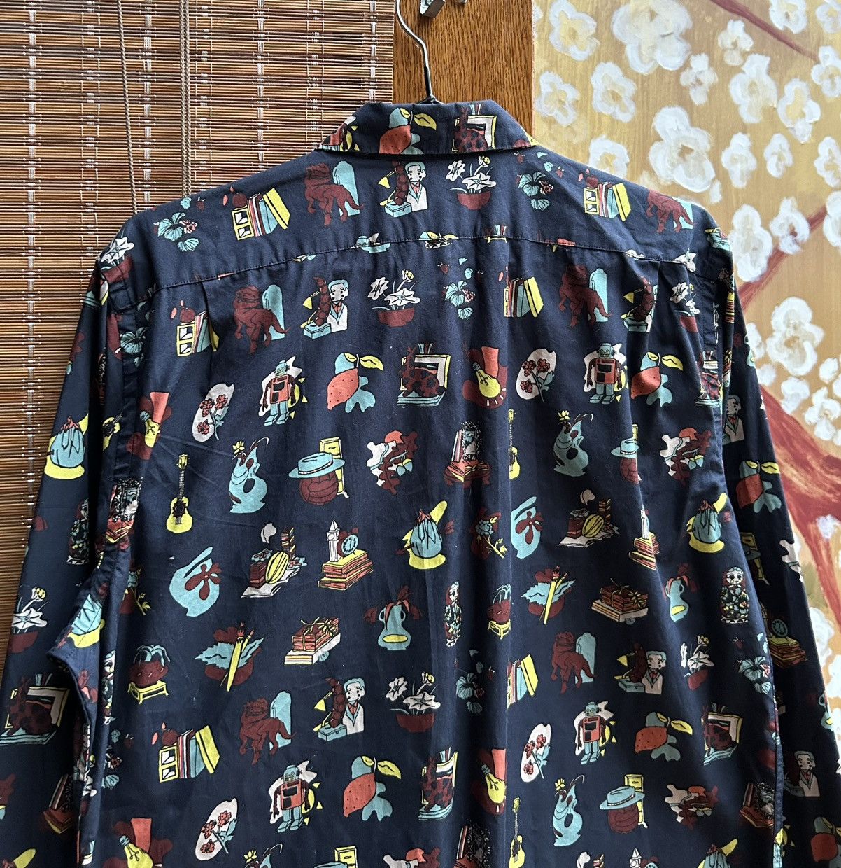 Paul Smith PS Paul Smith Novelty Print Long Sleeve Button-Up Shirt Size US L / EU 52-54 / 3 - 4 Thumbnail