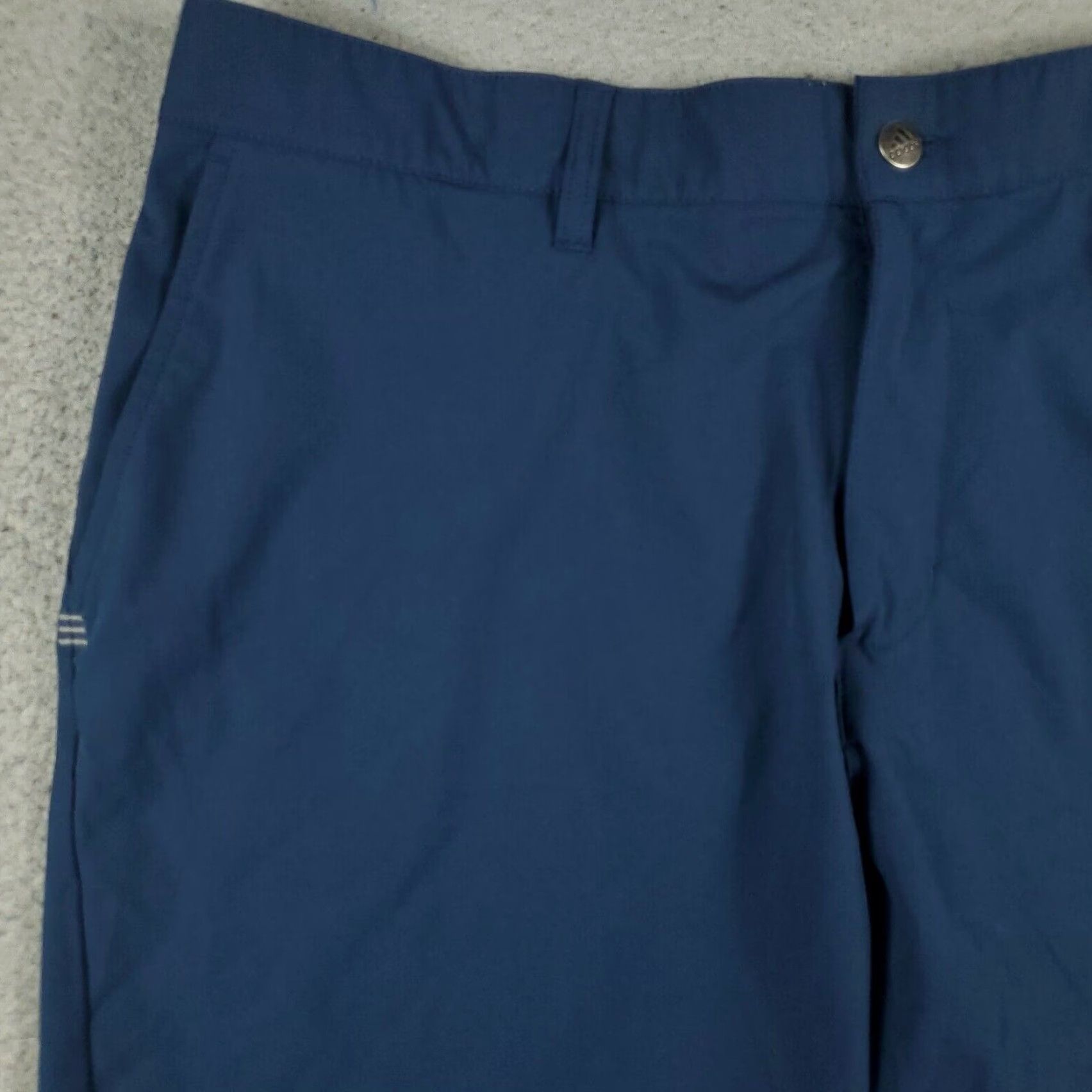 Adidas Adidas Shorts Mens Size 38 Blue Golf Casual Flat Front Chino Size US 38 / EU 54 - 2 Thumbnail