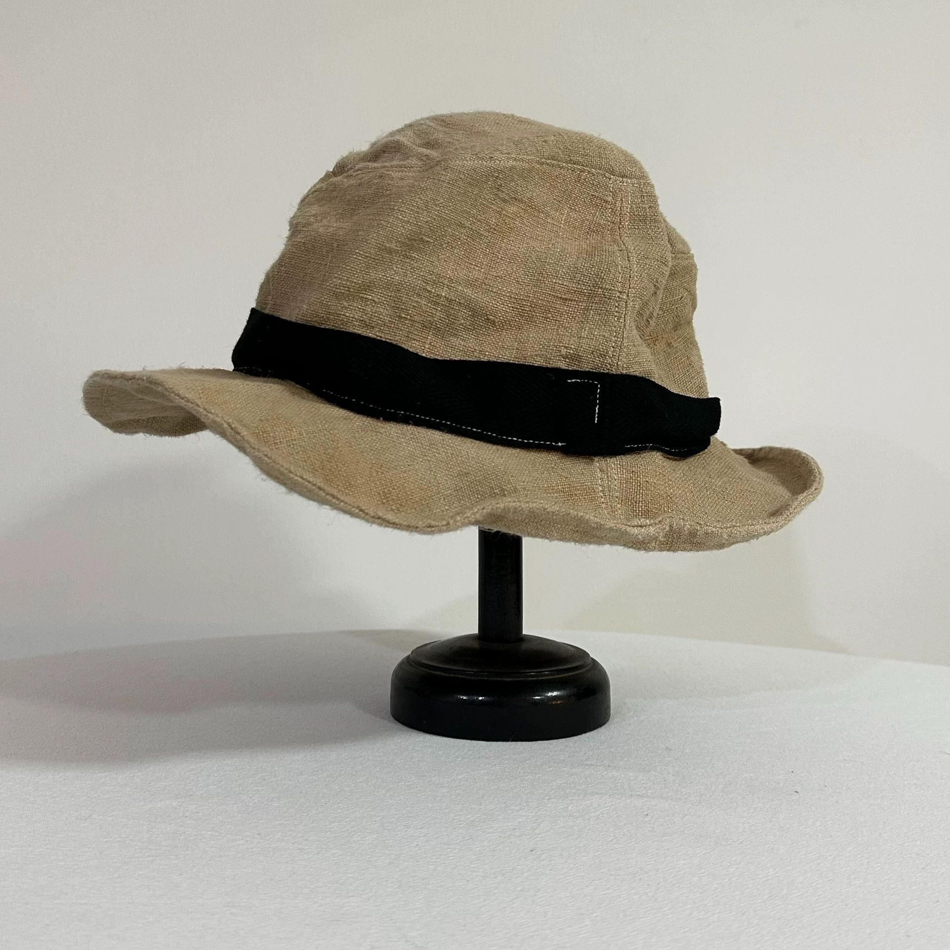Other Andrew Driftwood Tea Dyed Linen Fisherman Hat Size ONE SIZE - 2 Thumbnail