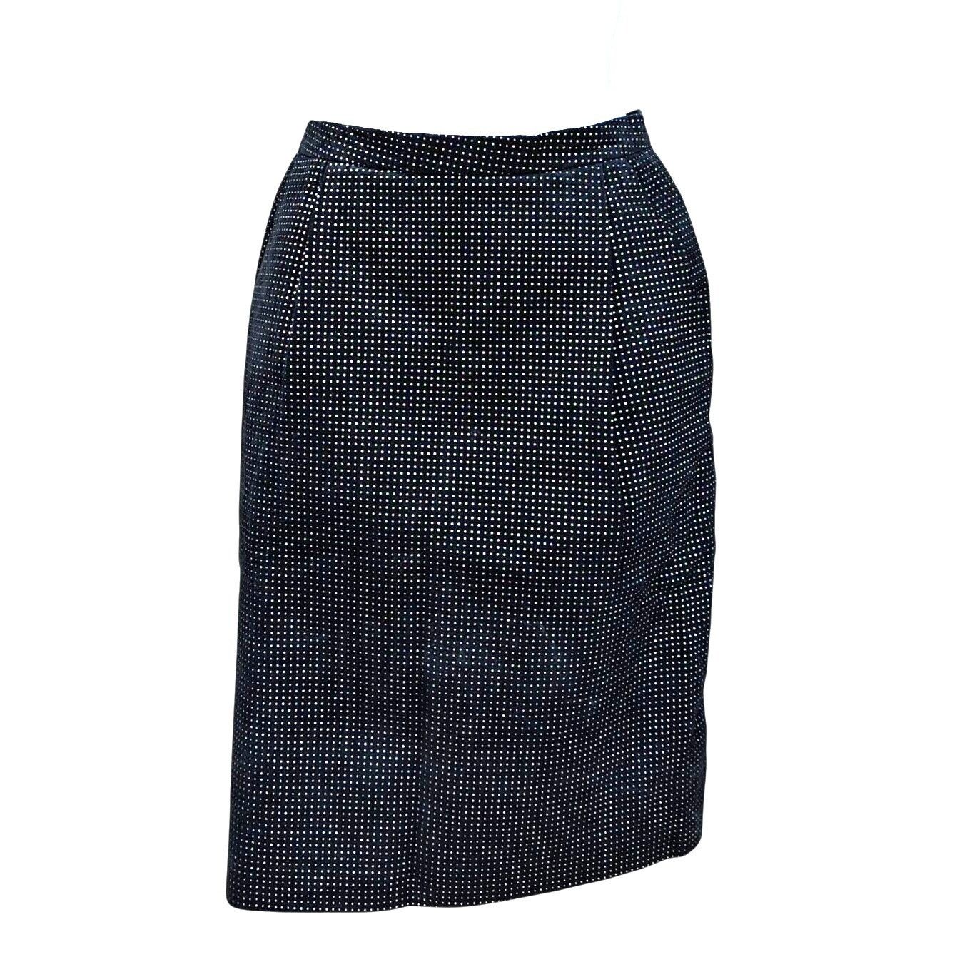 Other 80s Lillie Rubin Black Leather Pencil Skirt Small Suede Adri Size 26" / US 2 / IT 38 - 10 Thumbnail