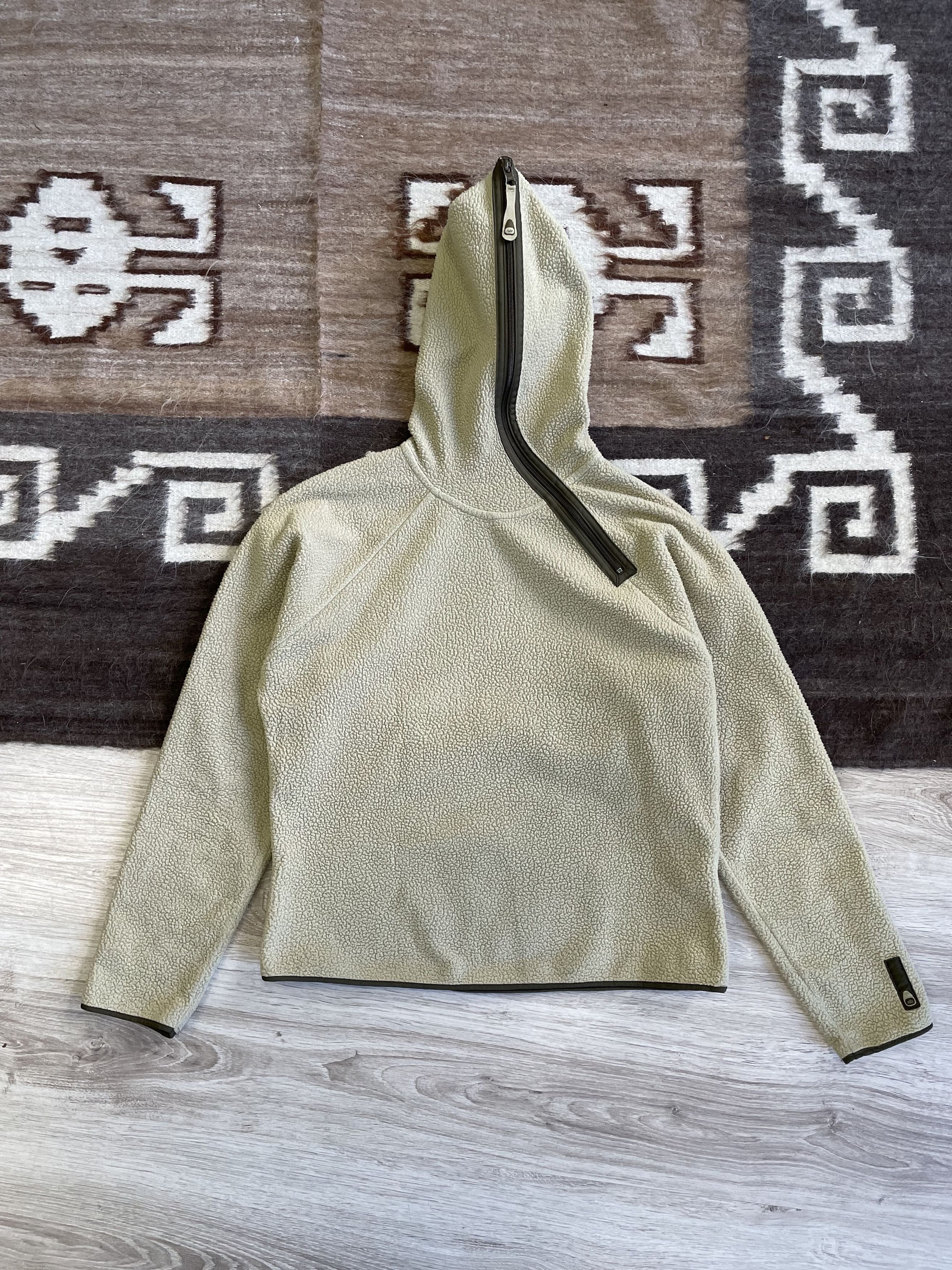 Nike Nike Vintage Ninja Fleece Asymmetrical Zip Hoodie 6311AC Size M / US 6-8 / IT 42-44 - 2 Thumbnail