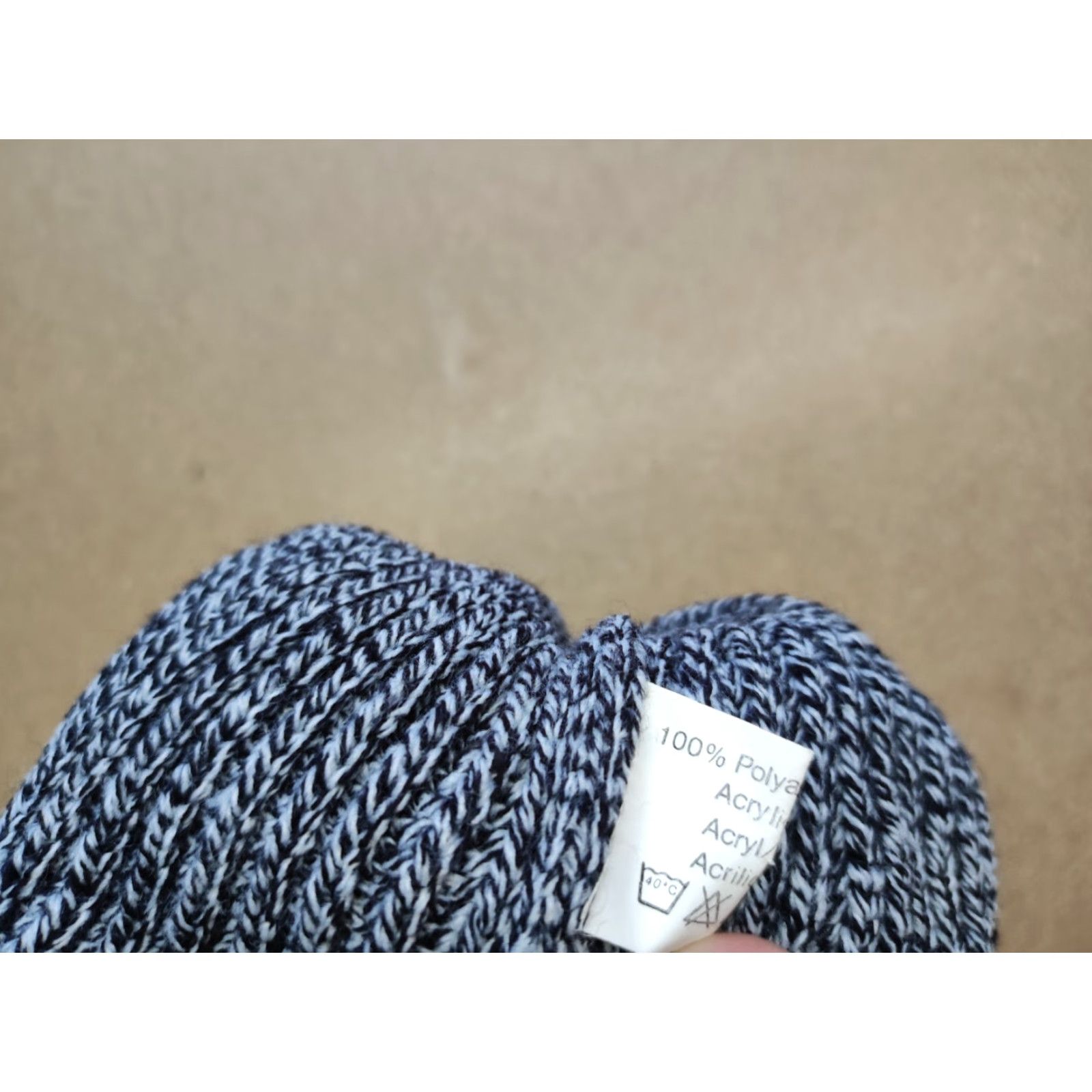 Vintage Vision Street Wear Beanie Hat One Size Relaxed Skateboard Cuffed Knit Unisex Adults Gray Knit Pattern Solid Fall Winter Size ONE SIZE - 5 Thumbnail
