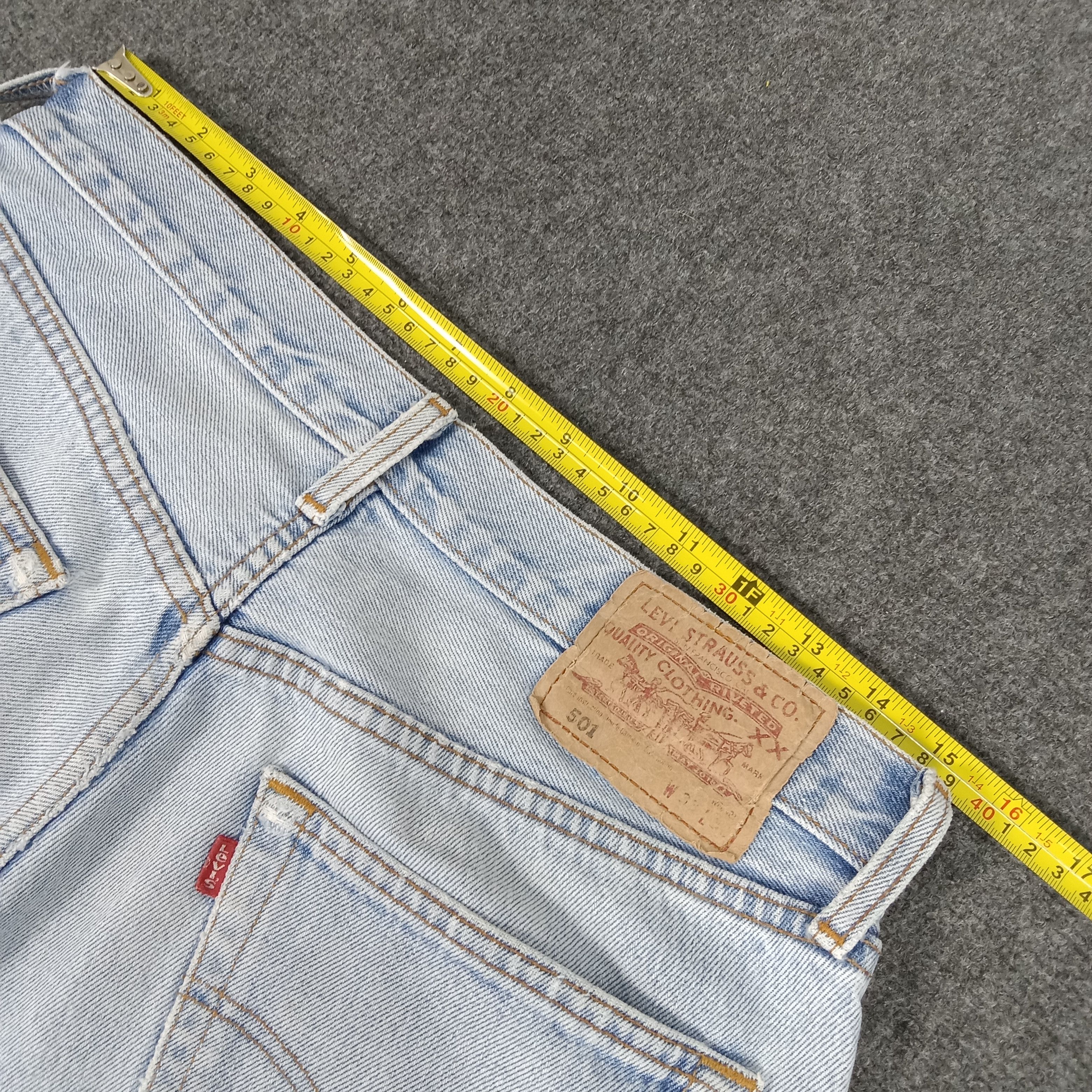 Levi's × Vintage Levi's American Distressed Style Denim Jeans Size US 30 / EU 46 - 10 Thumbnail