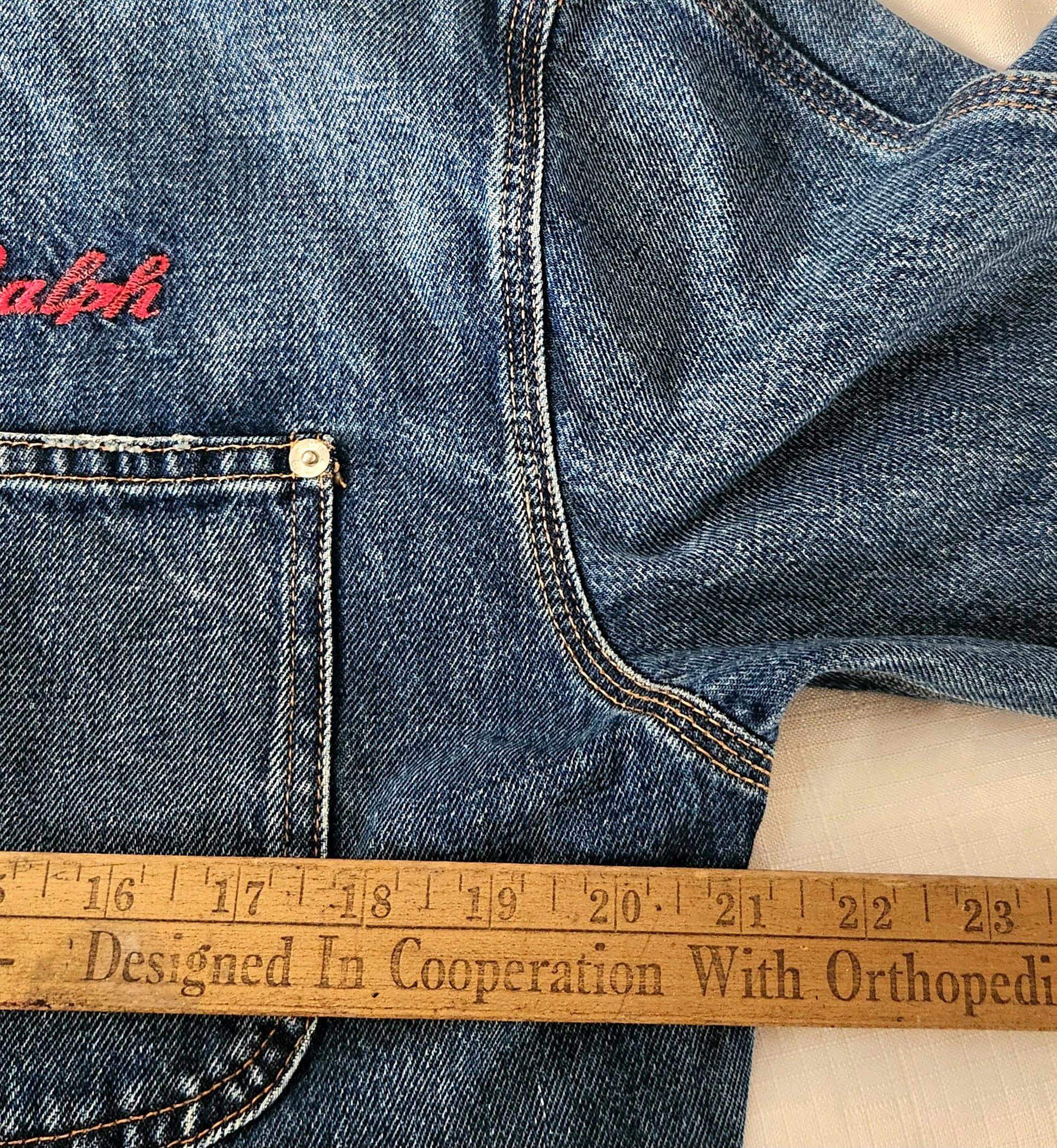 Polo Ralph Lauren Polo Ralph Lauren Tiger Patch Corduroy Collar Denim Jacket S Size US S / EU 44-46 / 1 - 9 Thumbnail
