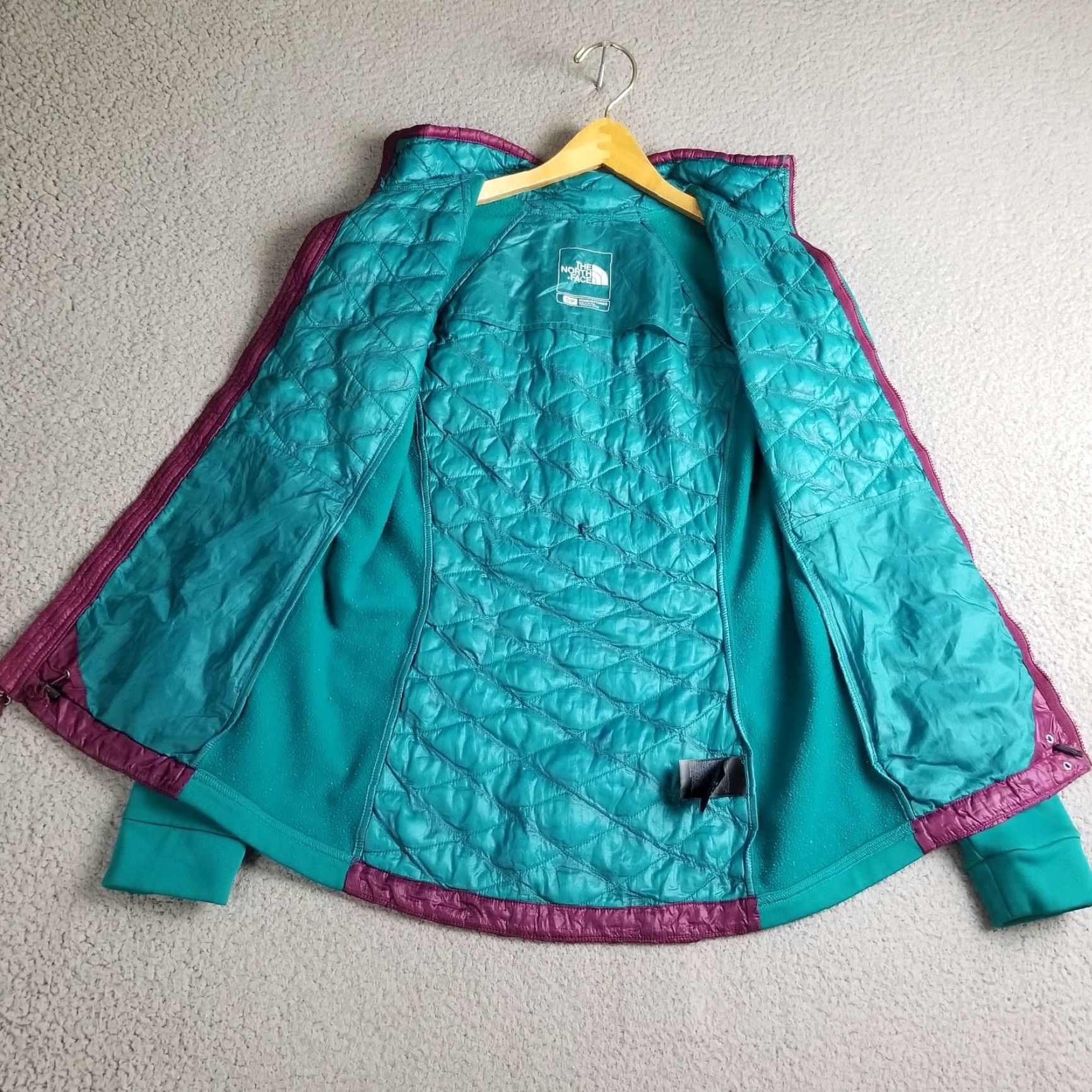 The North Face The North Face Thermoball Hybrid Jacket Women Small Purple Teal Hiking Insulated Size S / US 4 / IT 40 - 7 Thumbnail
