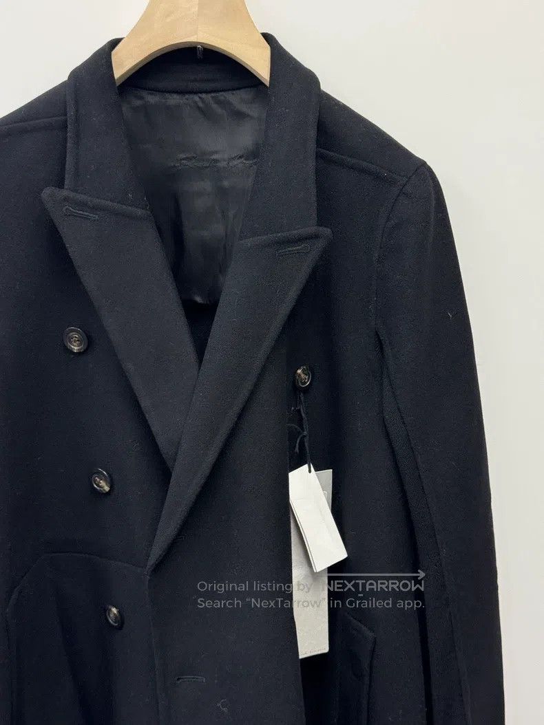 Rick Owens Rick Owens Black double-breasted coat Size S / US 4 / IT 40 - 3 Thumbnail