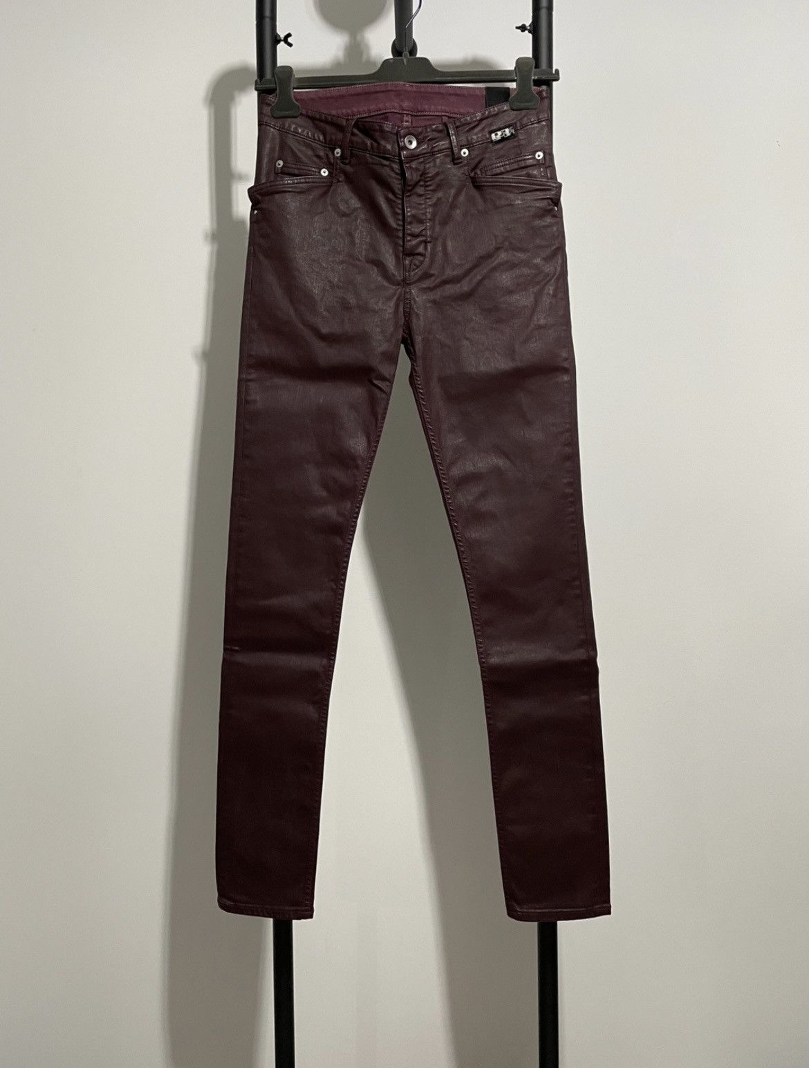 Rick Owens Rick Owens new tyron cut wax jeans | Grailed