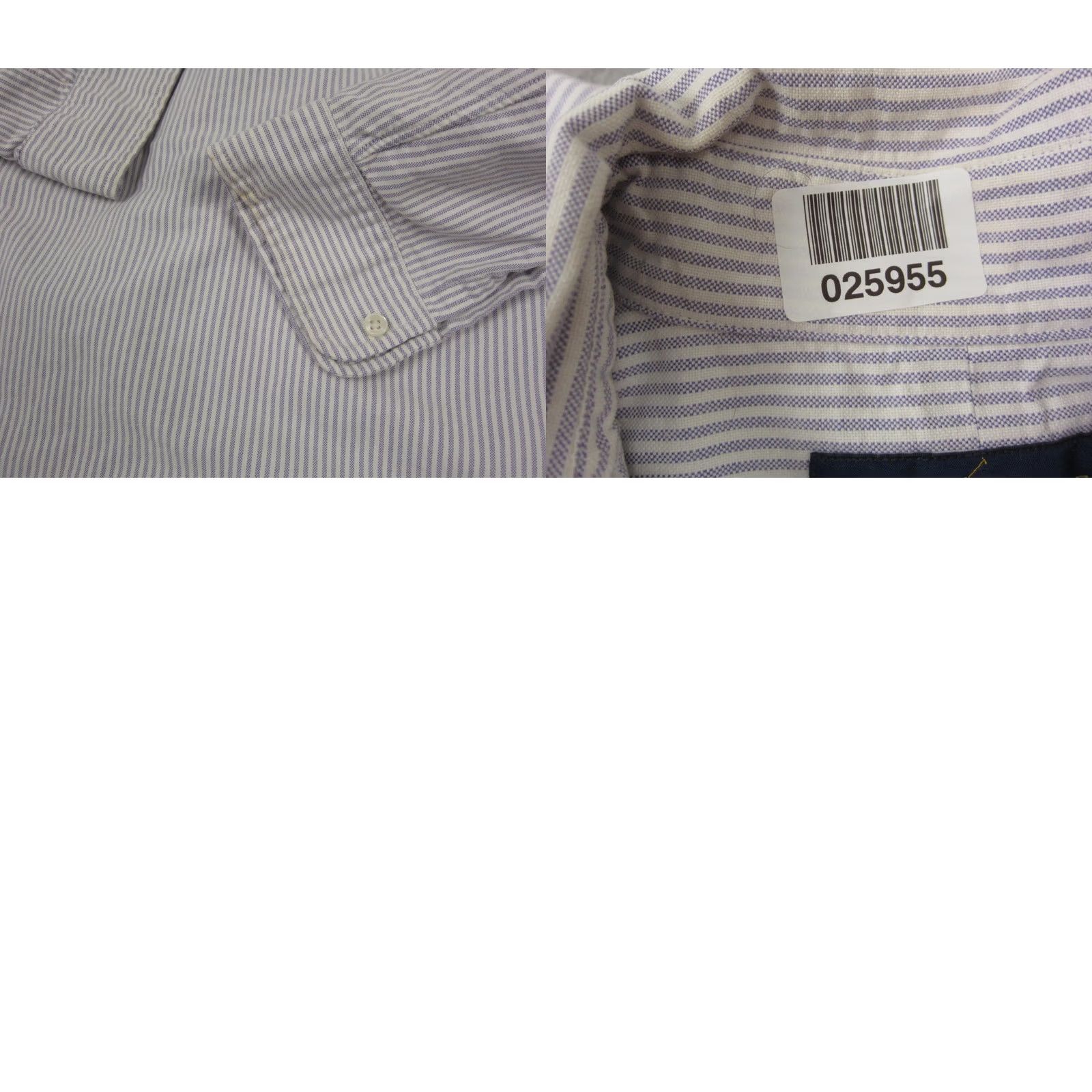 Ralph Lauren Ralph Lauren Shirt Mens Large Purple Striped Cotton Button Down Size US L / EU 52-54 / 3 - 9 Thumbnail