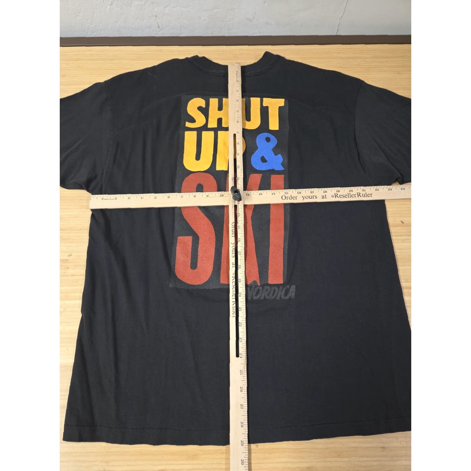 Hanes VINTAGE Nordica Shut Up & Ski Shirt Mens XL Black Graphic Hanes Beefy-T 90s Size US XL / EU 56 / 4 - 6 Thumbnail