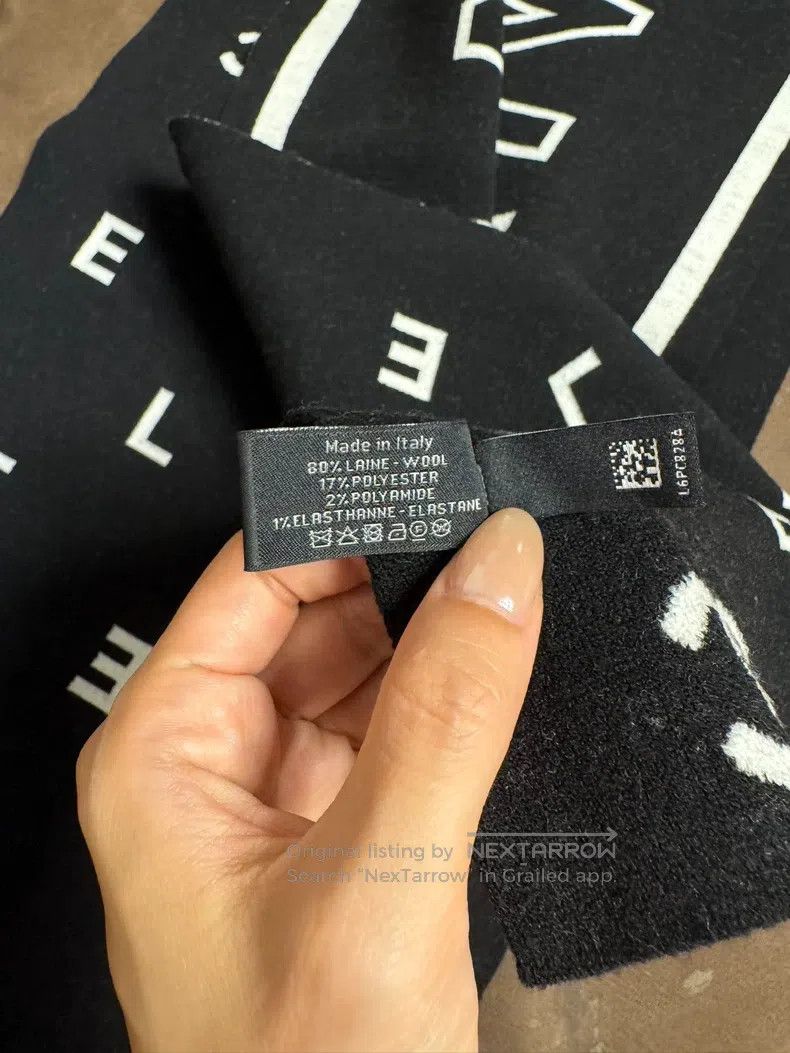 Chanel Chanel Panda double-sided scarf Size ONE SIZE - 3 Thumbnail