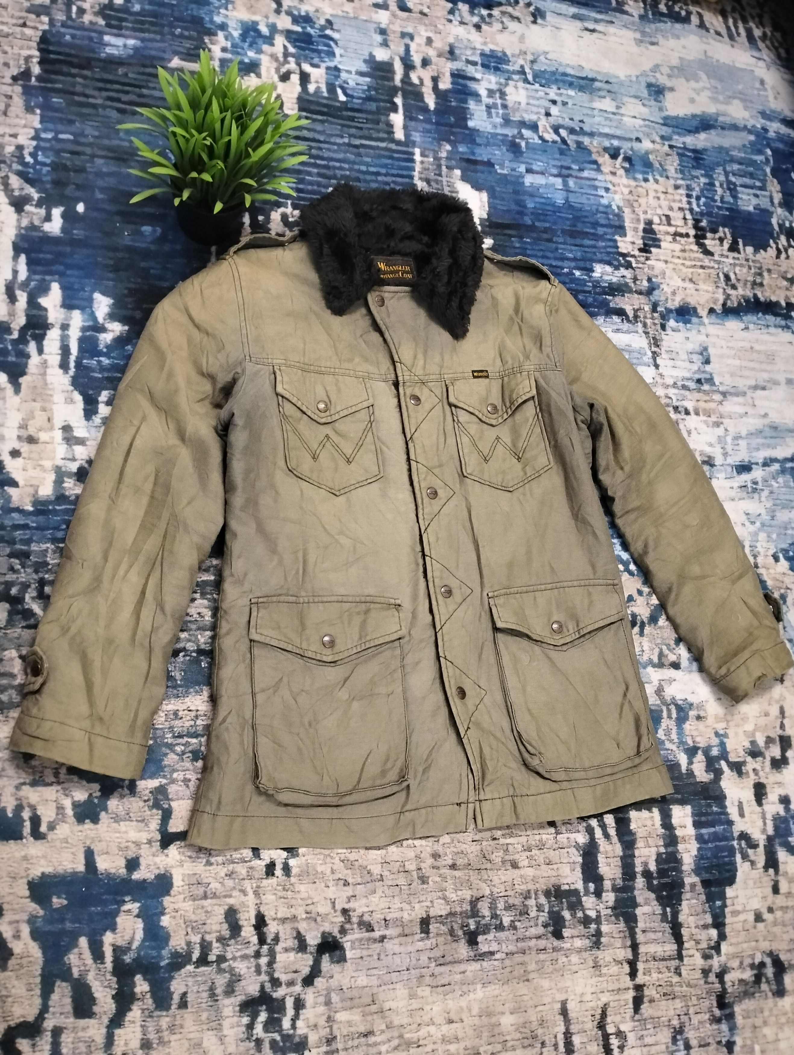 Wrangler Vintage Wrangler Fur Jacket Fur Denim Jacket Size US L / EU 52-54 / 3 - 2 Thumbnail