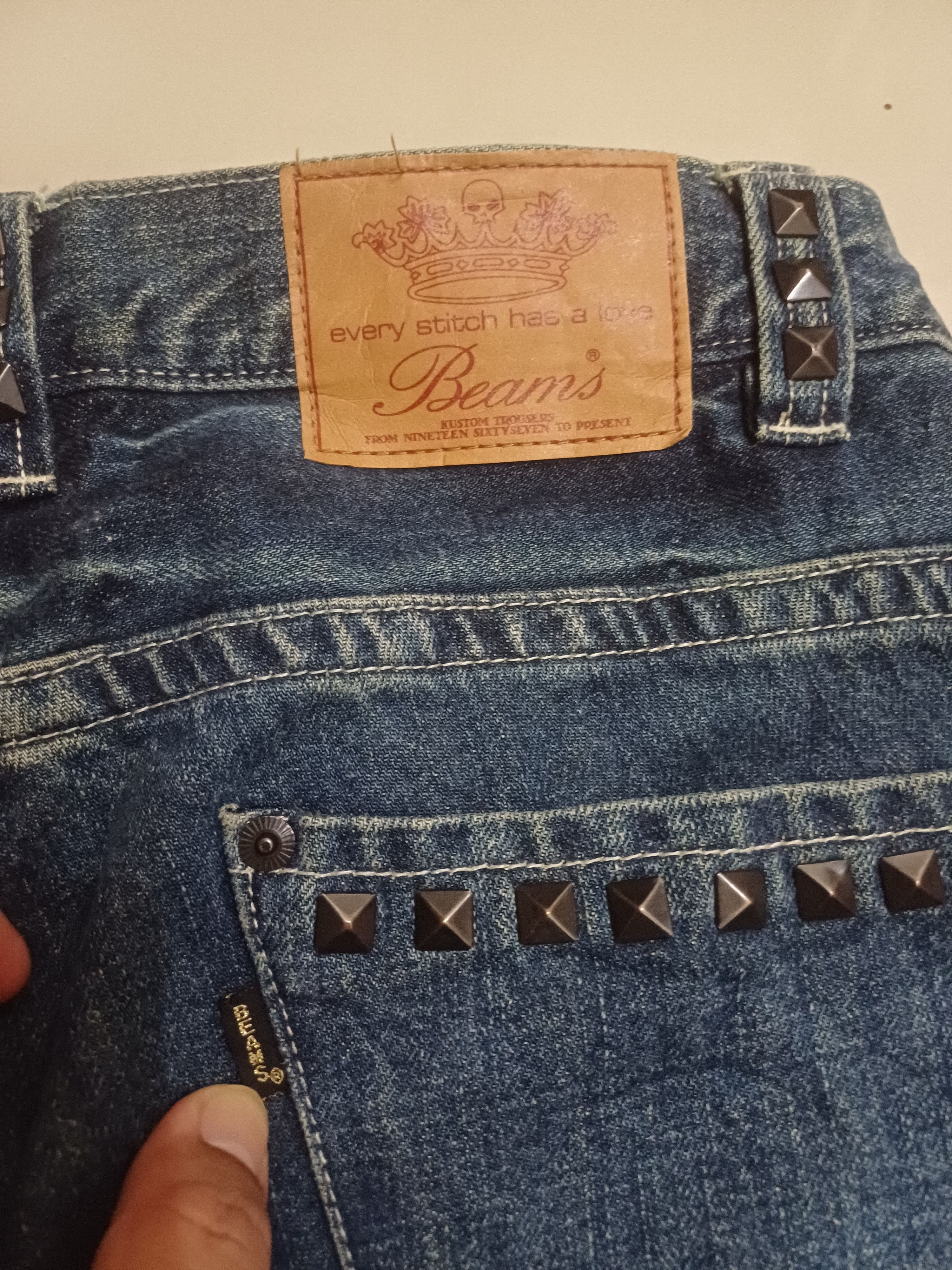 Other Studed design jeans 🔥 BEAMS 🔥 low rise Size US 32 / EU 48 - 16 Thumbnail