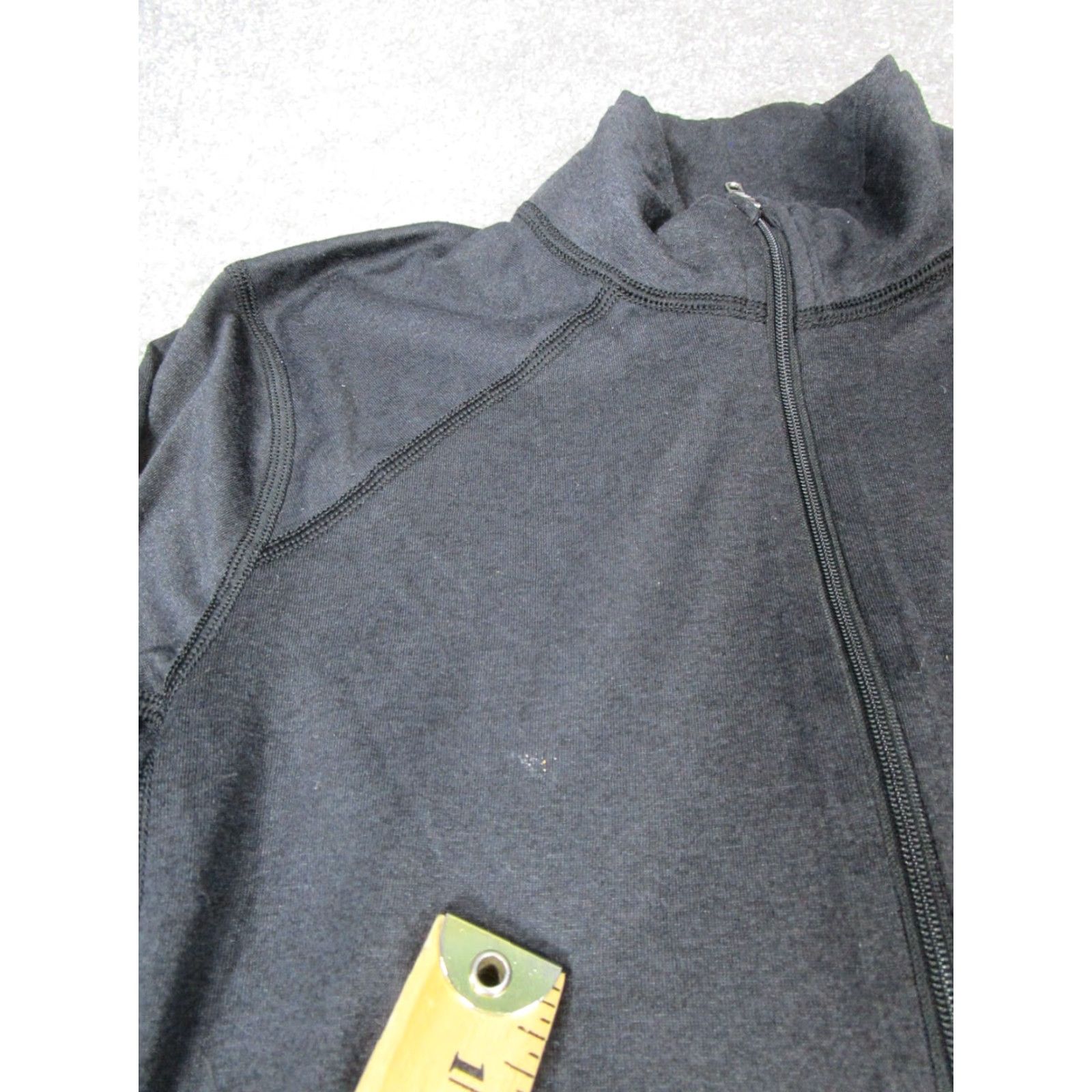 Vintage REI Womens Medium Black Hiking Quarter Zip Mock Neck Pullover Sweater Activewear Casual Sportswear - Mens? Wait end. Size M / US 6-8 / IT 42-44 - 5 Thumbnail