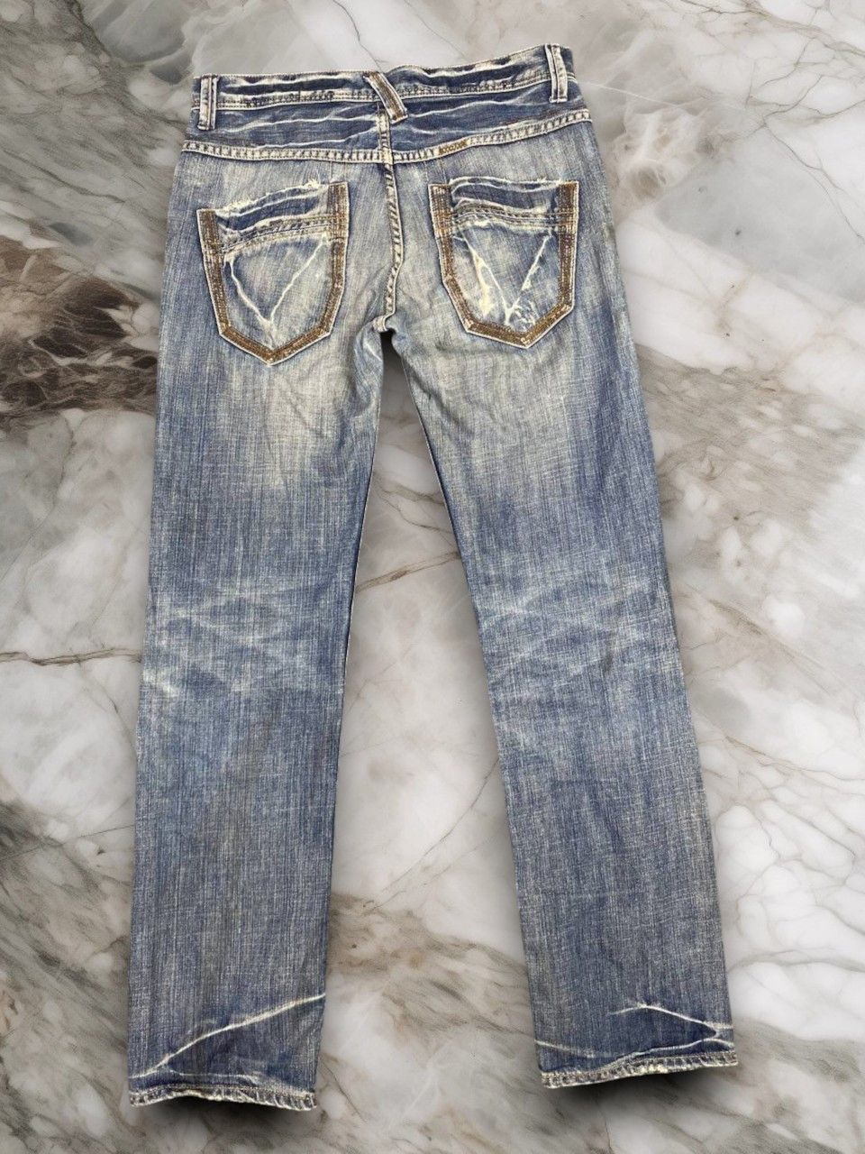 Takeo Kikuchi takeo kikuchi japanese distressed denim nice faded design Size US 34 / EU 50 - 2 Thumbnail