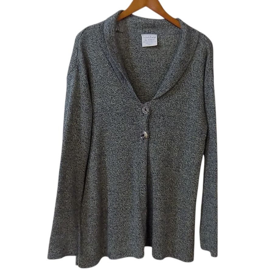 Joma Waste Knot by Joma Cardigan Women Medium Blue Knit Recycled Size M / US 6-8 / IT 42-44 - 1 Thumbnail