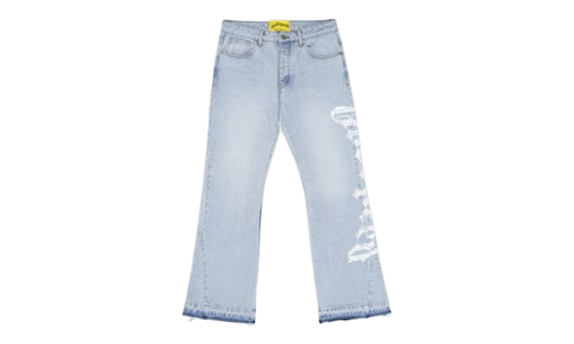 Godspeed OG Logo Blue Denim Flared Jeans Size US 34 / EU 50 - 1 Thumbnail