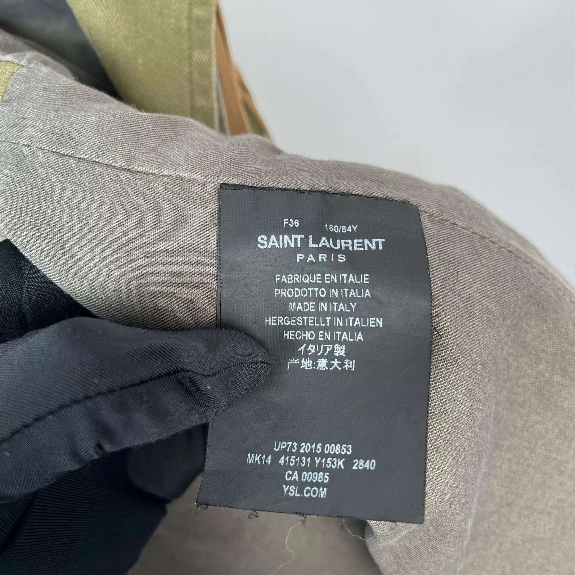 Saint Laurent Paris YSL Fringe Cloak Size XS / US 0-2 / IT 36-38 - 4 Thumbnail