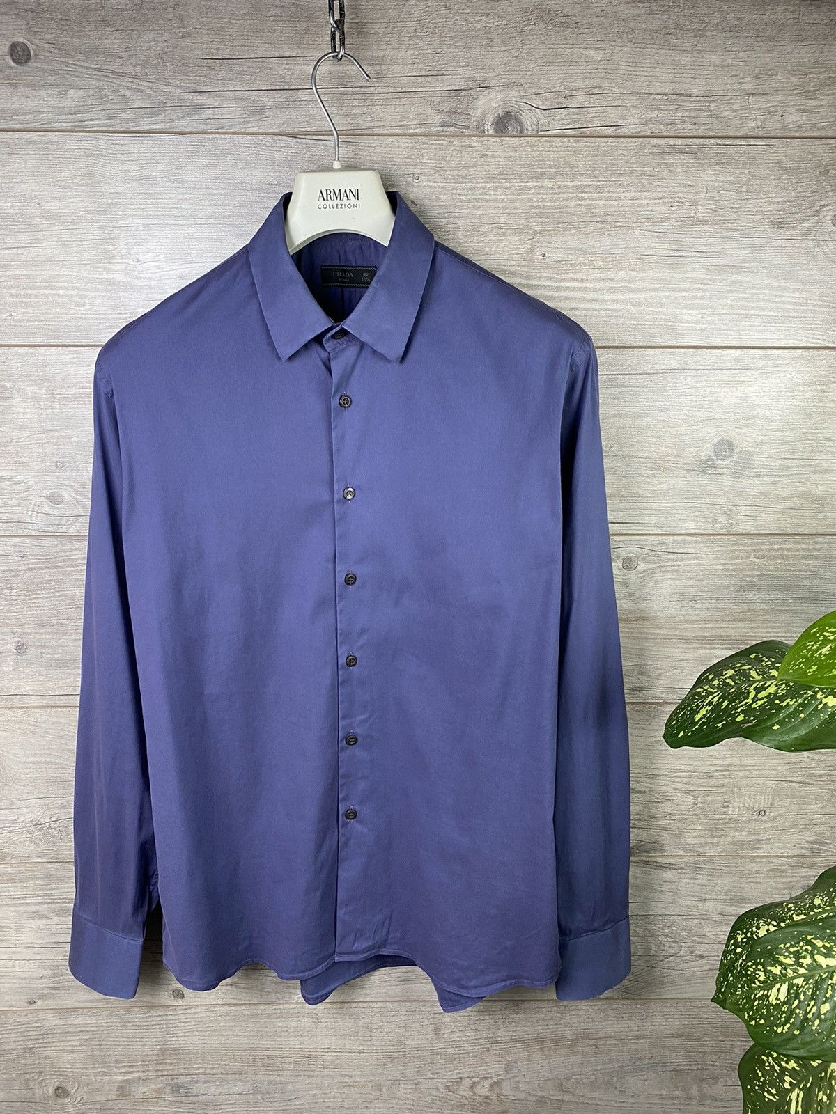 Prada Prada Milano Long Sleeve Button Down Shirt Size US L / EU 52-54 / 3 - 3 Thumbnail