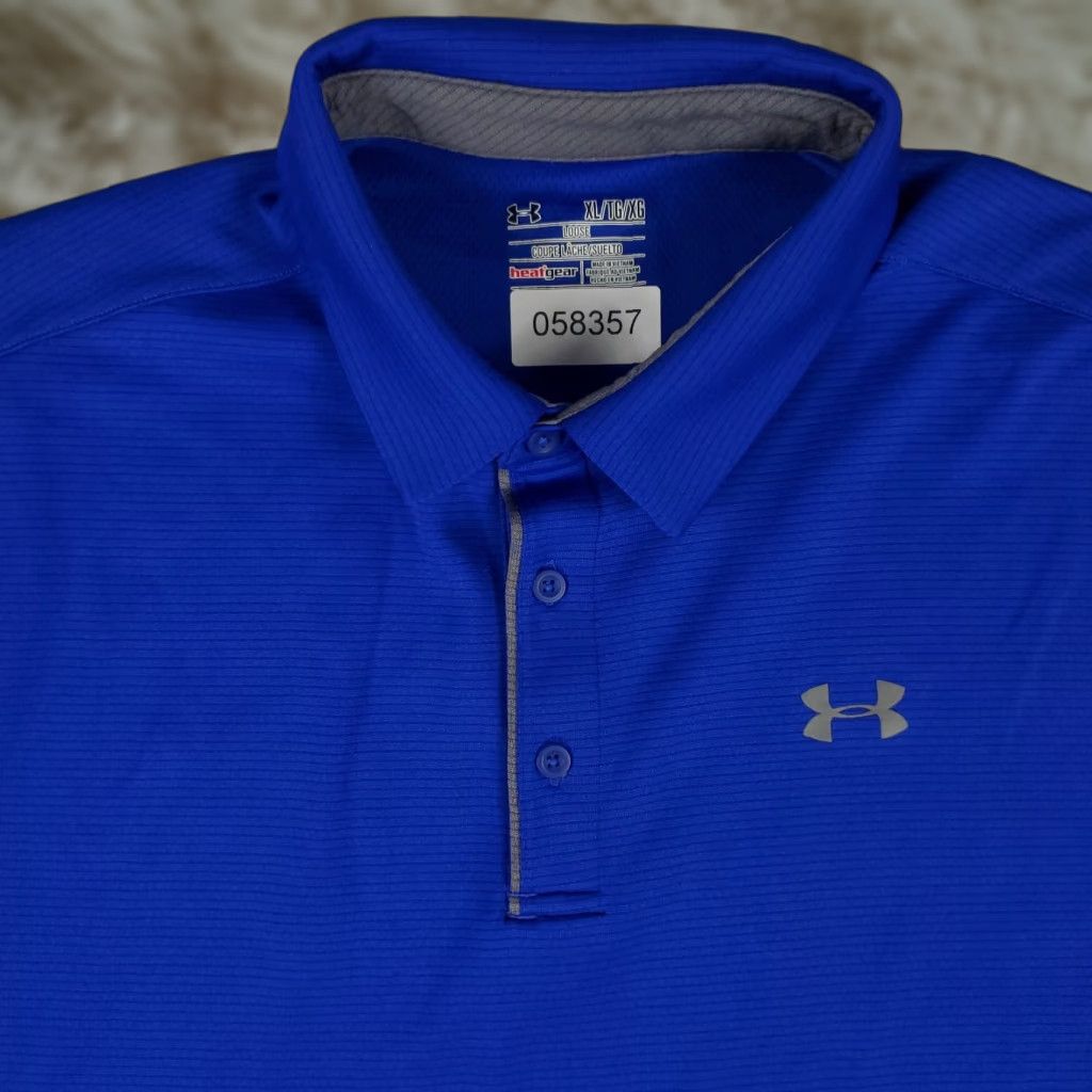 Under Armour Under Armour Polo Shirt Mens XL Blue Golf Casual Short Sleeve Size US XL / EU 56 / 4 - 1 Thumbnail