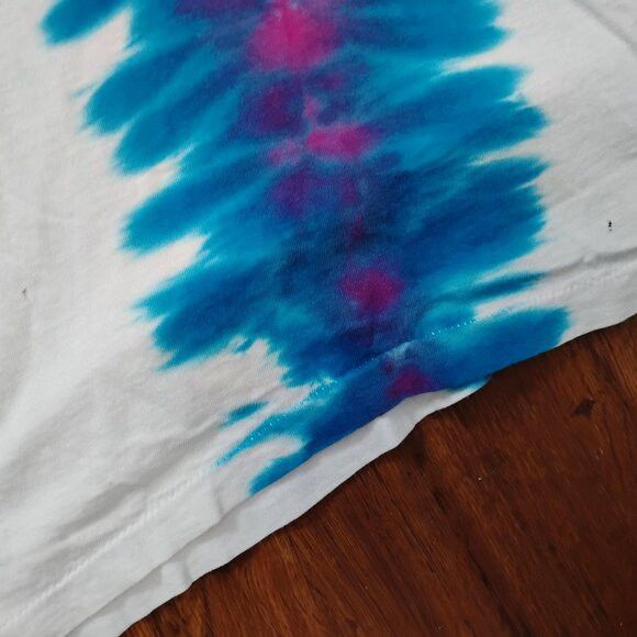 Hanes Vintage 80s Tie Dye T-Shirt Size US XL / EU 56 / 4 - 3 Thumbnail