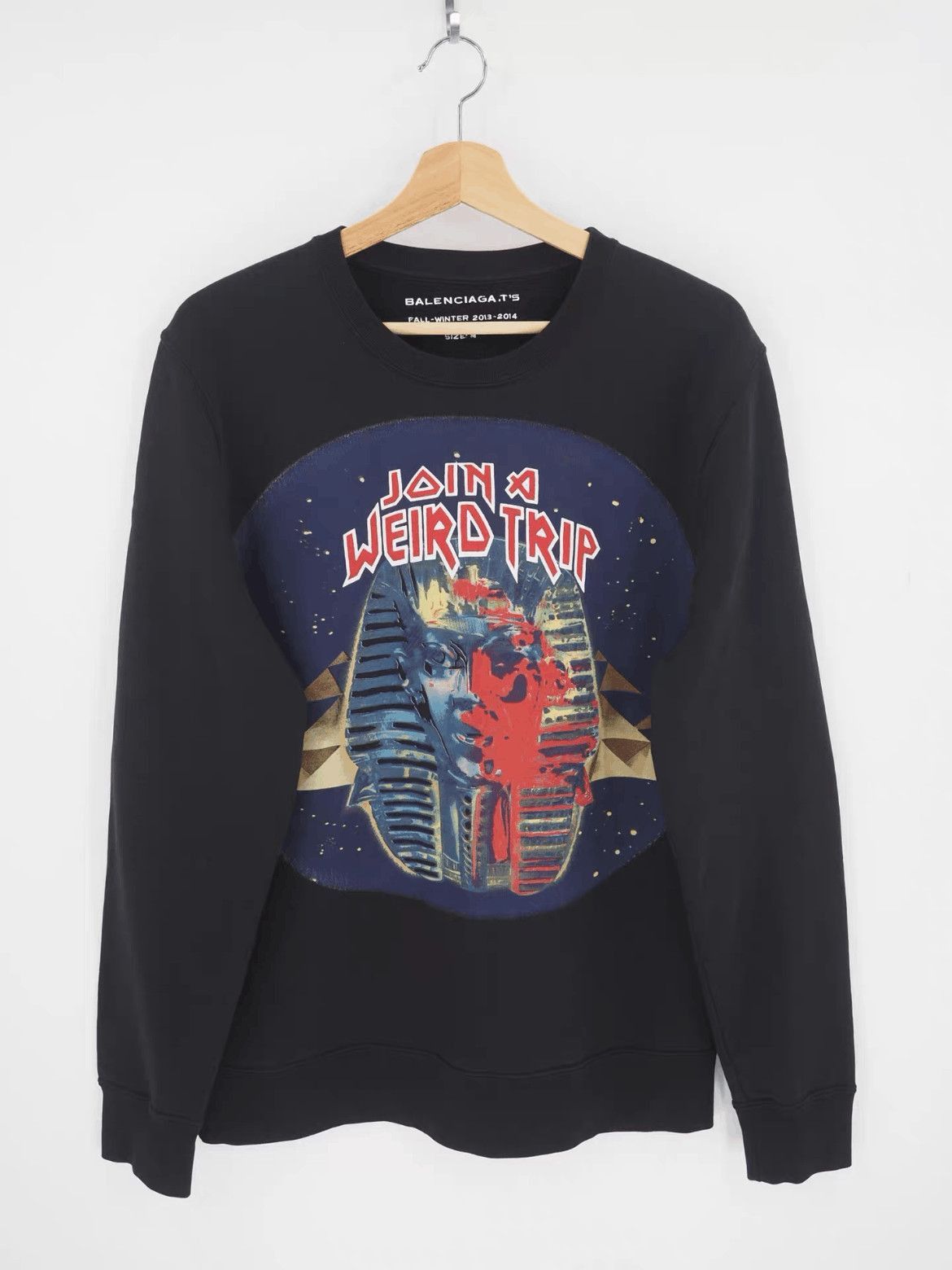 Balenciaga Balenciaga 14AW Egpytofunk Sphinx Sweatshirt-2507 Size US M / EU 48-50 / 2 - 7 Thumbnail