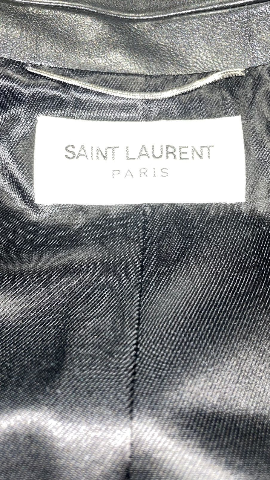 Saint Laurent Paris Saint Laurent Classic Caban Leather Coat Size US S / EU 44-46 / 1 - 5 Thumbnail
