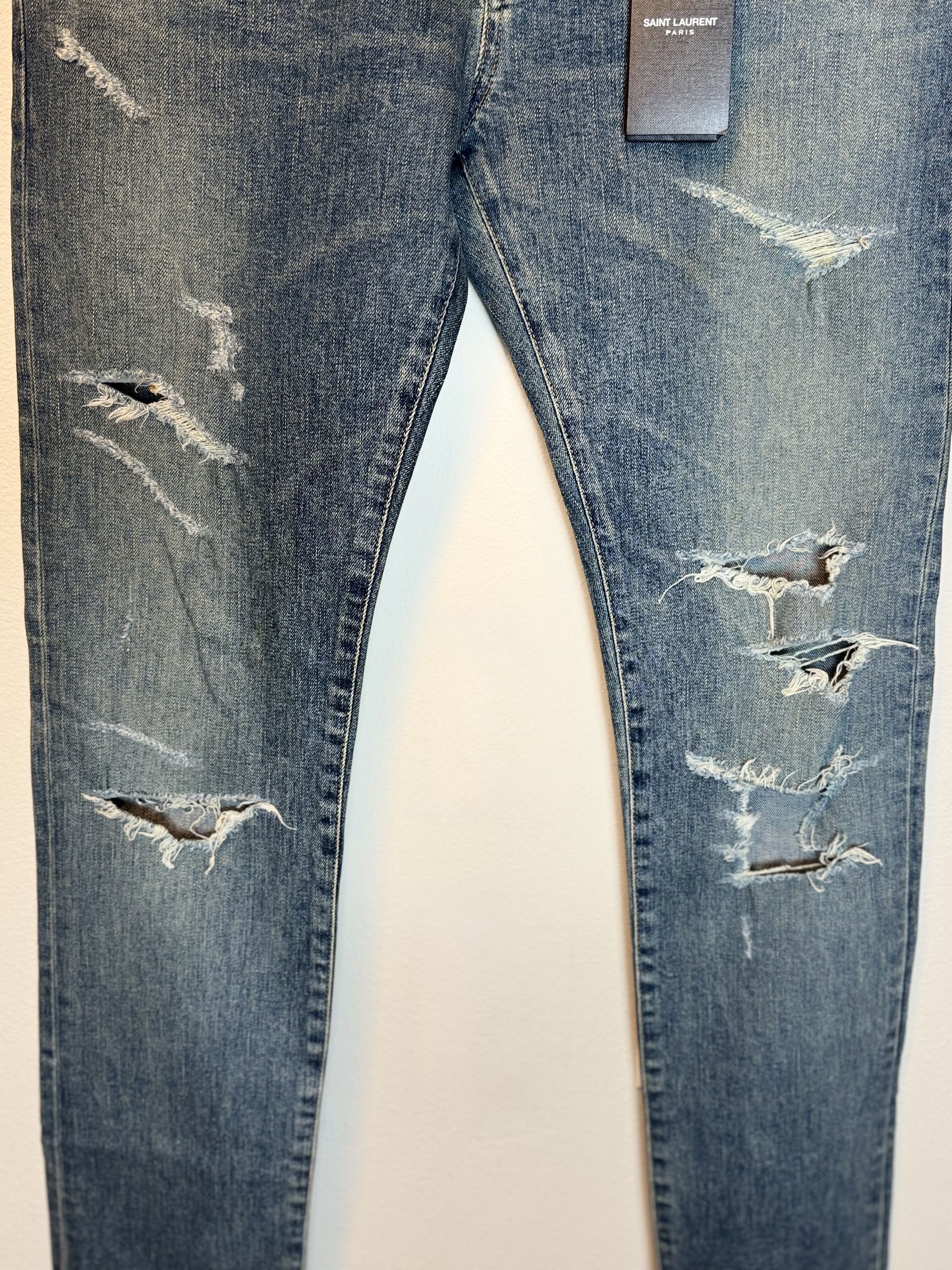 Saint Laurent Paris Saint Laurent Crash Jeans 2017 Size US 32 / EU 48 - 3 Thumbnail