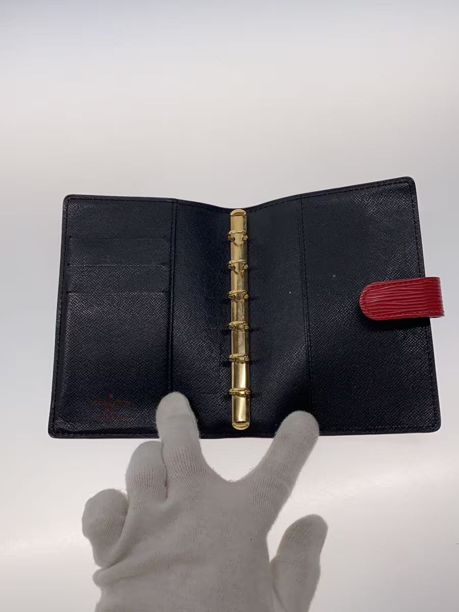 Louis Vuitton Louis Vuitton Epi Agenda PM Leather Red Size ONE SIZE - 4 Thumbnail
