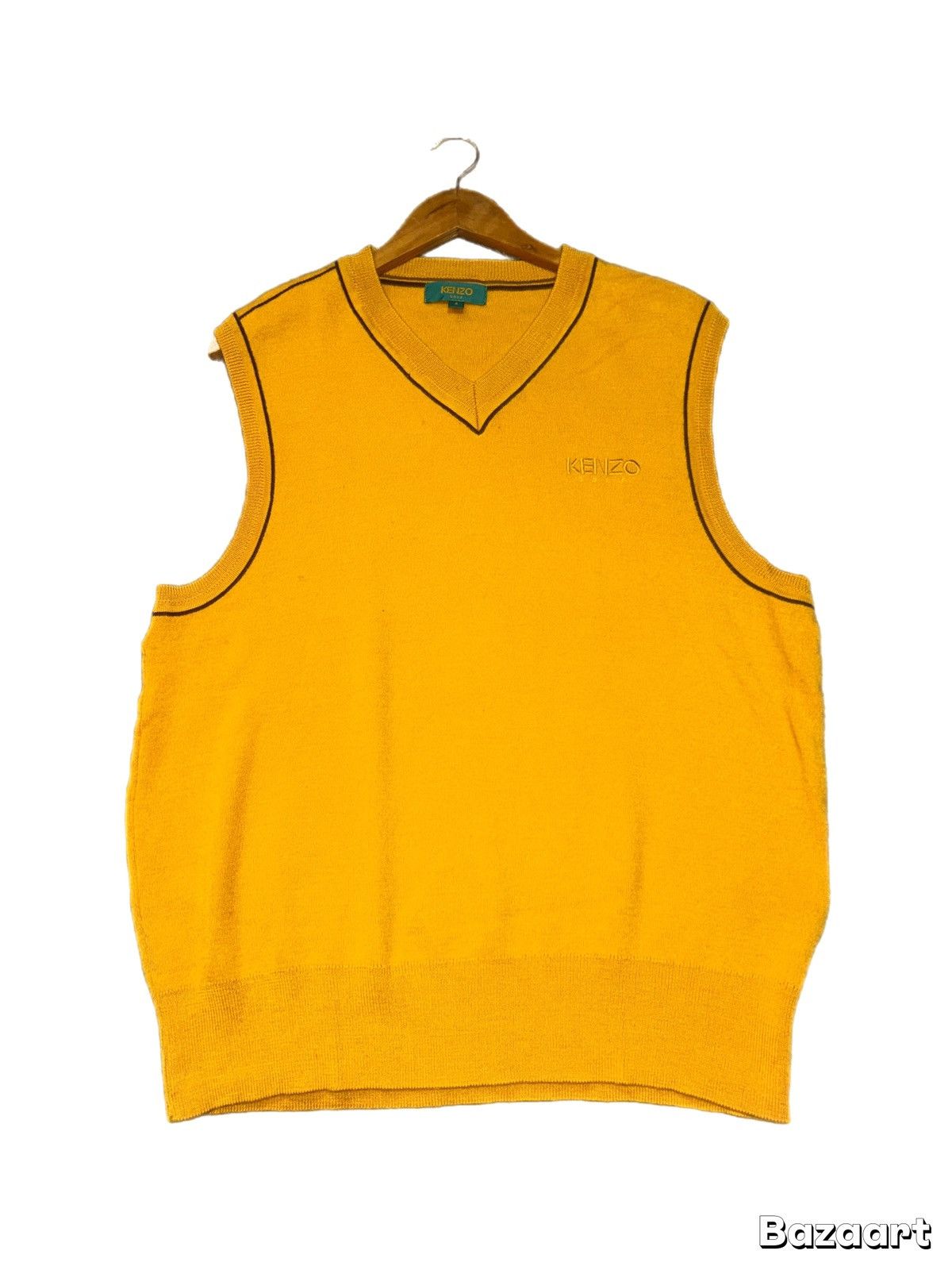 Kenzo Vintage Kenzo Sleeveless Sweater Japan Size US L / EU 52-54 / 3 - 1 Thumbnail