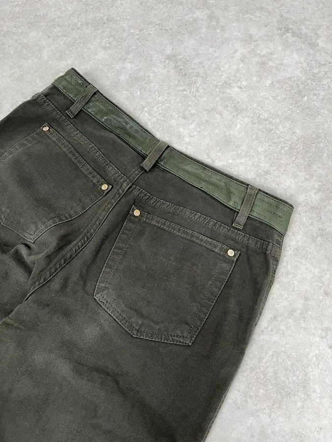 Roberto Cavalli SS2001 Roberto Cavalli Olive Green Cozy Pants Size US 30 / EU 46 - 8 Thumbnail