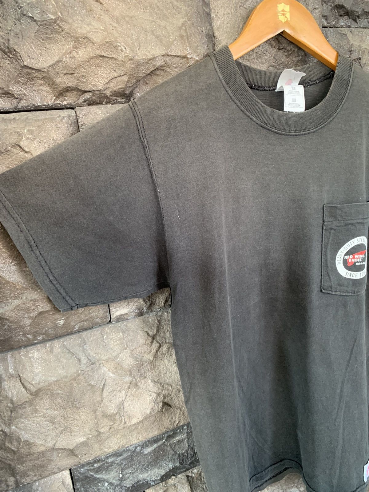 Red Wing Vintage Red Wings Shoes Heavy Duty Steel Toe Boots T shirt Size US S / EU 44-46 / 1 - 6 Thumbnail