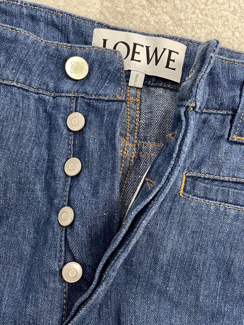 Loewe LOEWE Floral hem on jeans Size 24" / US 00 / IT 34 - 6 Thumbnail
