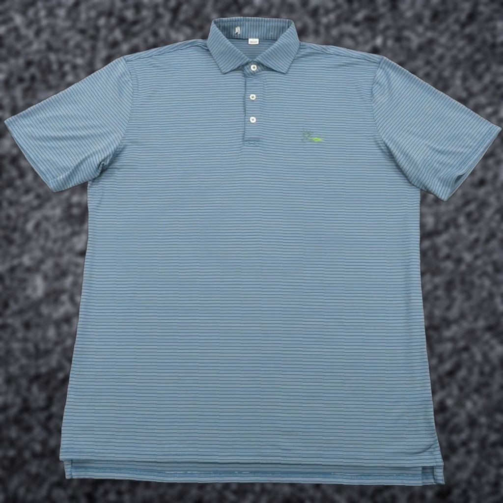 Vintage Holderness & Bourne Polo Mens Large Campbell Liberty National Golf Club Shirt Size US L / EU 52-54 / 3 - 1 Thumbnail