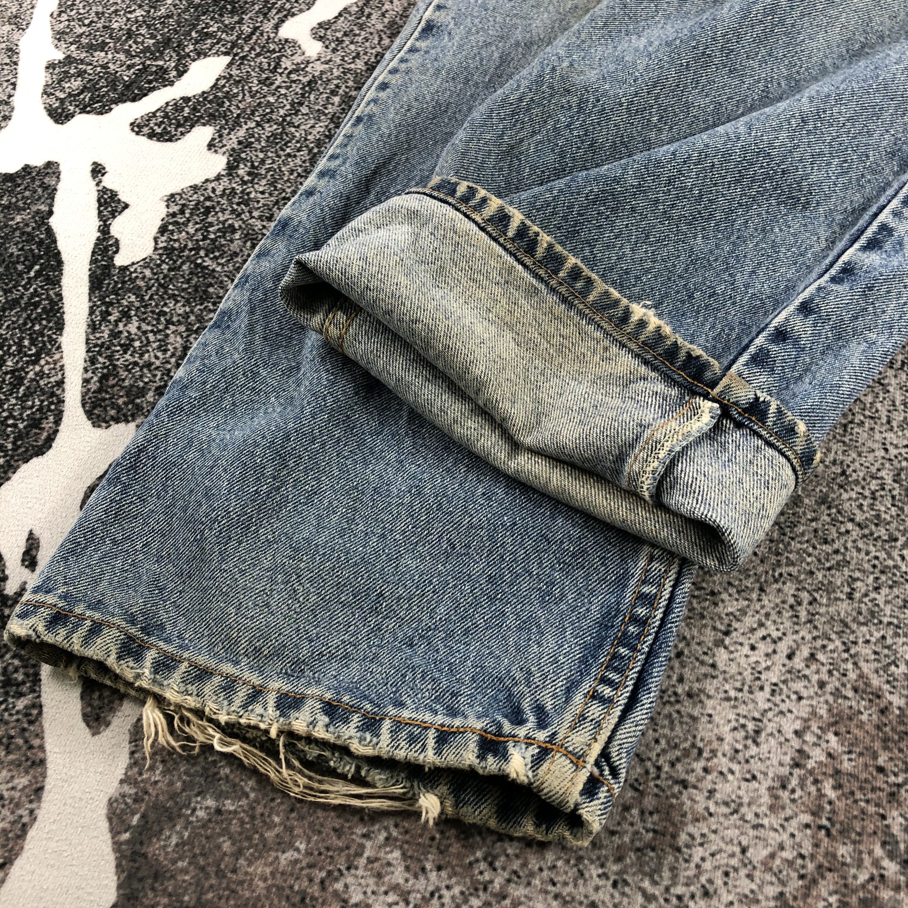Levi's Vintage 90s Levis 550 Jeans Rusty Wash Denim KJ1089 Size US 32 / EU 48 - 7 Thumbnail