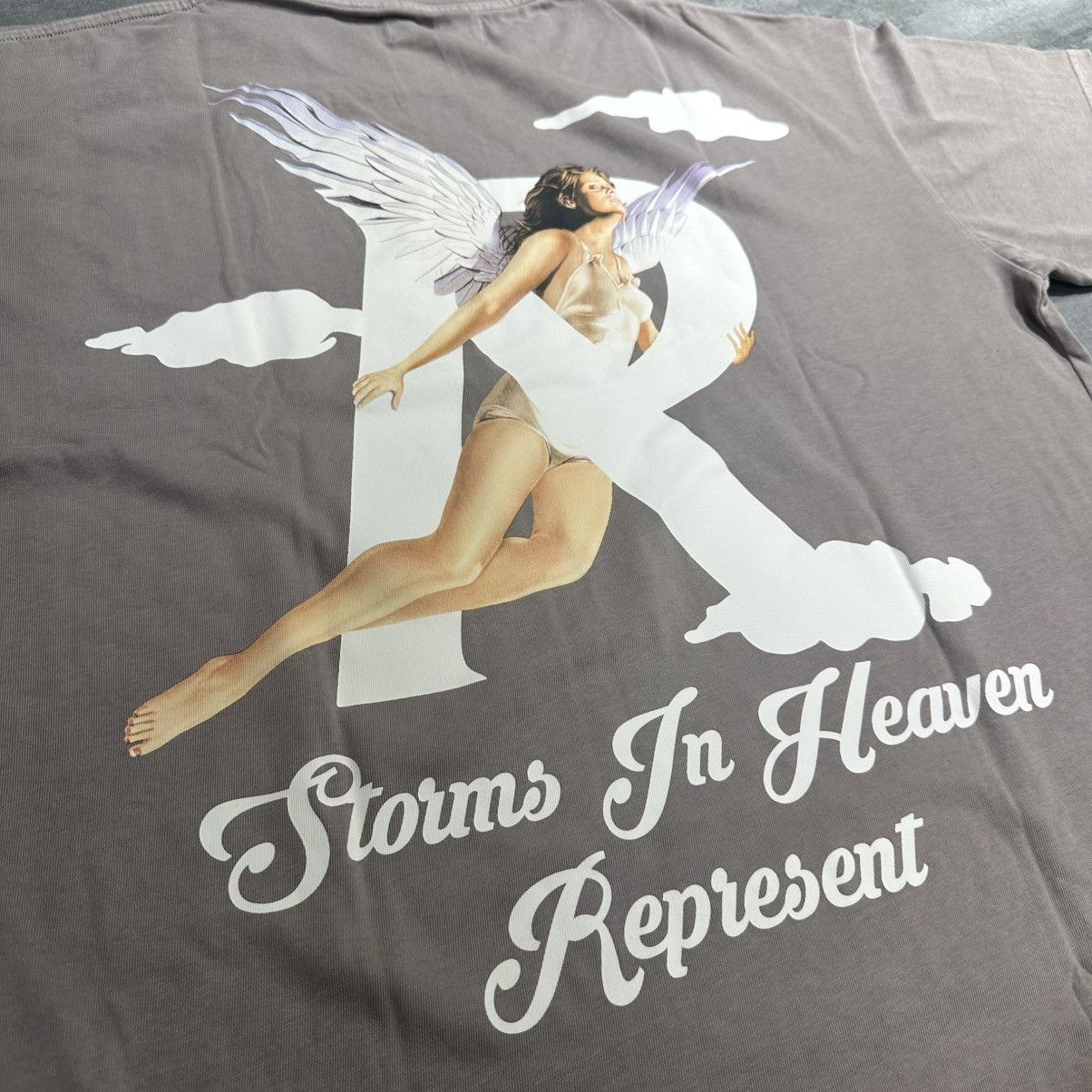 Represent Clo. Represent Storms In Heaven Tee - Mushroom Size US XL / EU 56 / 4 - 4 Thumbnail