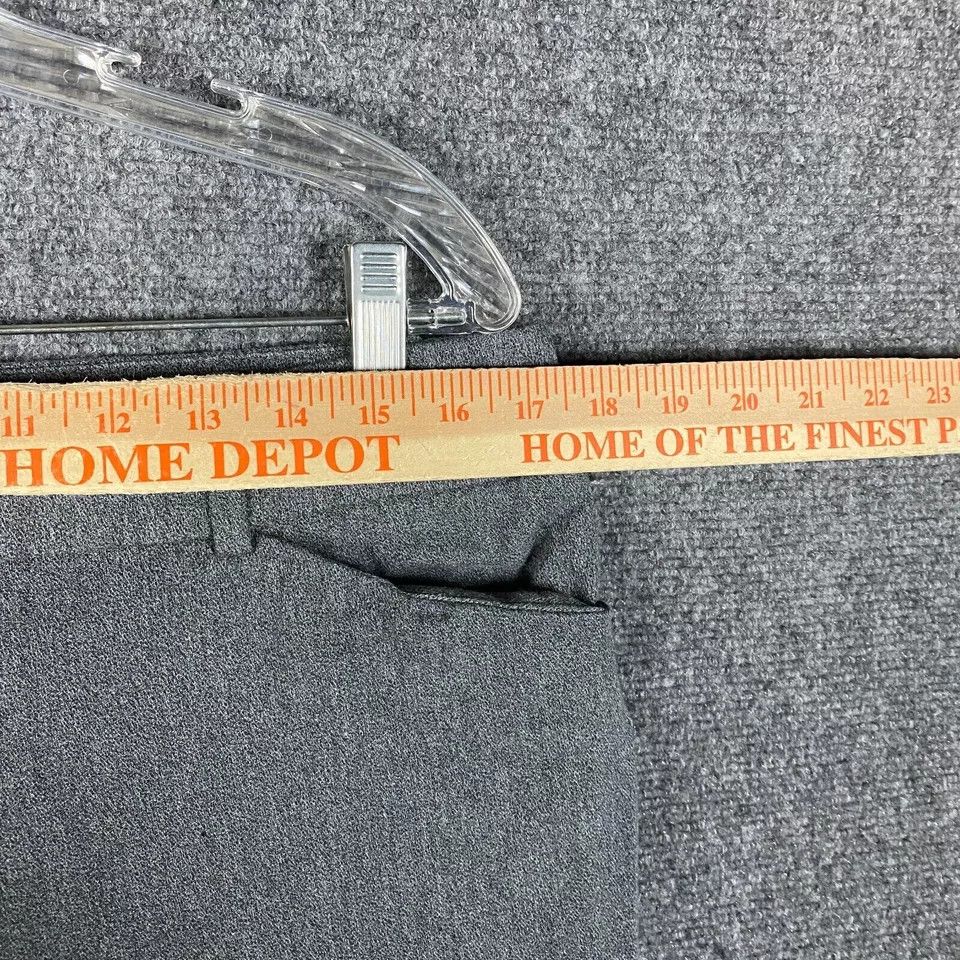 Other A New Day Pants Women's Size 12 Stretch Gray Cotton Trousers Size 34" / US 12 / IT 48 - 3 Thumbnail
