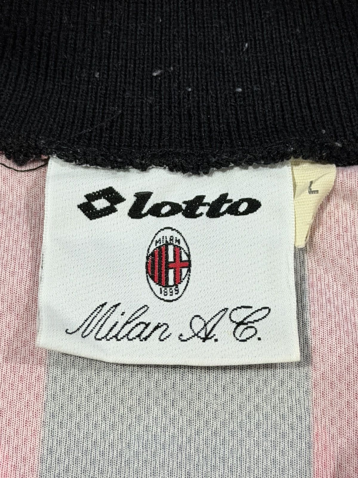 Lotto Sport Vintage AC Milan jersey home lotto Size US L / EU 52-54 / 3 - 5 Thumbnail