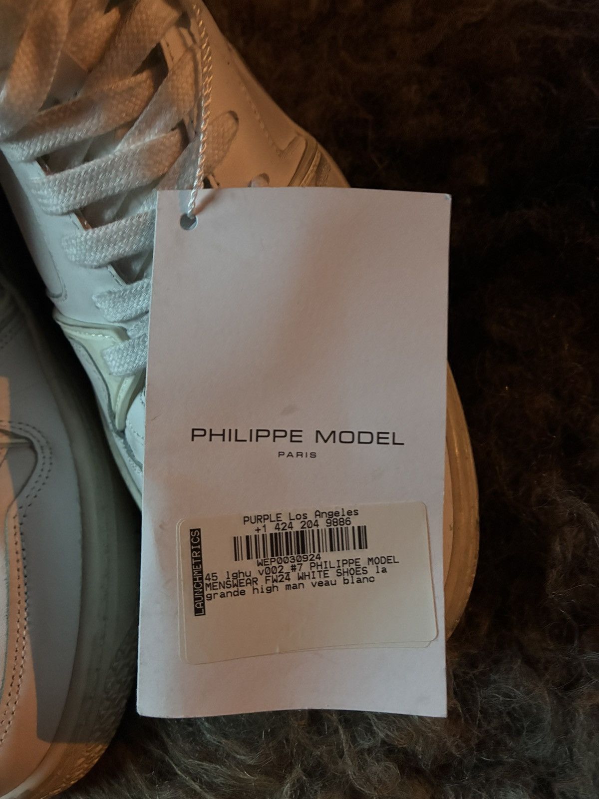 Philippe Model Philippe Model Paris Le Grande Lace-Up Sneaker Size US 12 / EU 45 - 4 Thumbnail