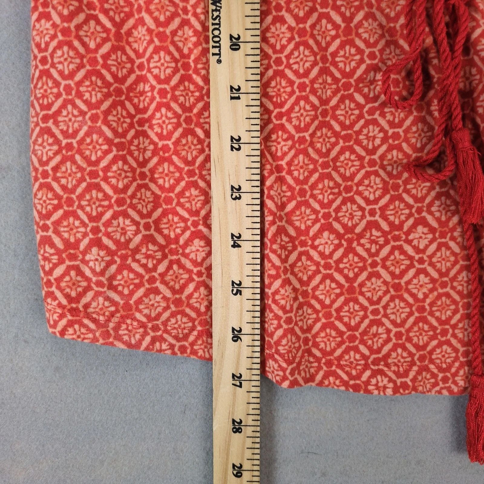 Lauren Ralph Lauren LRL Ralph Lauren Orange Boho Print Tunic Top Shirt Women's L Size L / US 10 / IT 46 - 7 Thumbnail