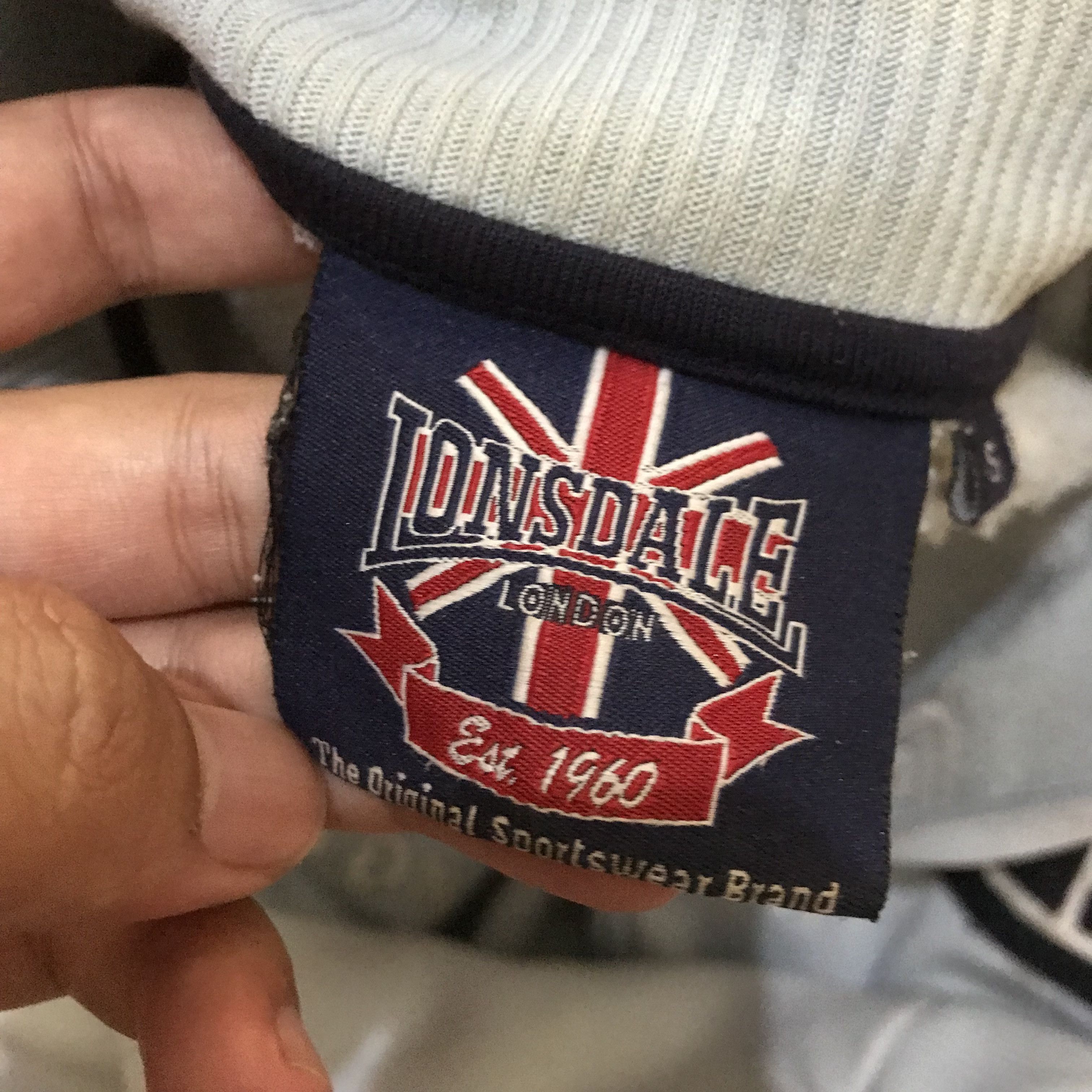Lonsdale Lonsdale Tracktop Jacket Lightweight Salt Blue Size L Size US L / EU 52-54 / 3 - 5 Thumbnail