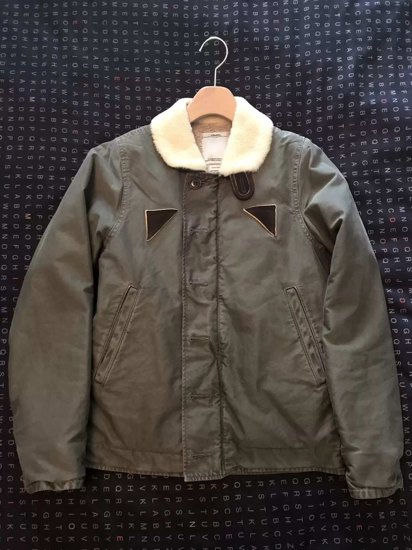 Visvim VISVIM ACHSE JKT DMGD CHINO M43 jacket jacket | Grailed