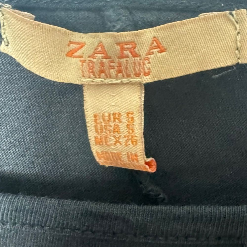 Zara Zara Trafaluc Black Las Vegas Nevada Graphic Crop Top Size S Size S / US 4 / IT 40 - 4 Thumbnail