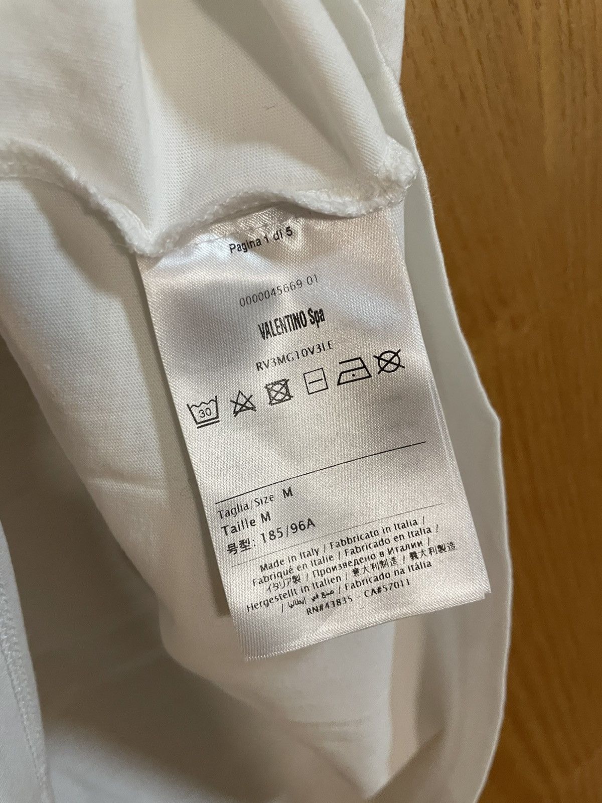 Valentino Valentino VLTN Logo T-Shirt Size US M / EU 48-50 / 2 - 4 Thumbnail