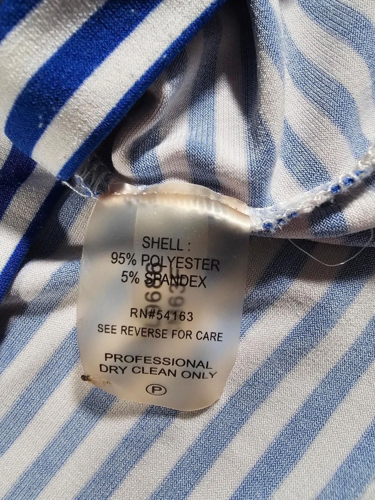 Other Calvin Klein Blue White Stripe Tank See Measurements Size M / US 6-8 / IT 42-44 - 4 Thumbnail