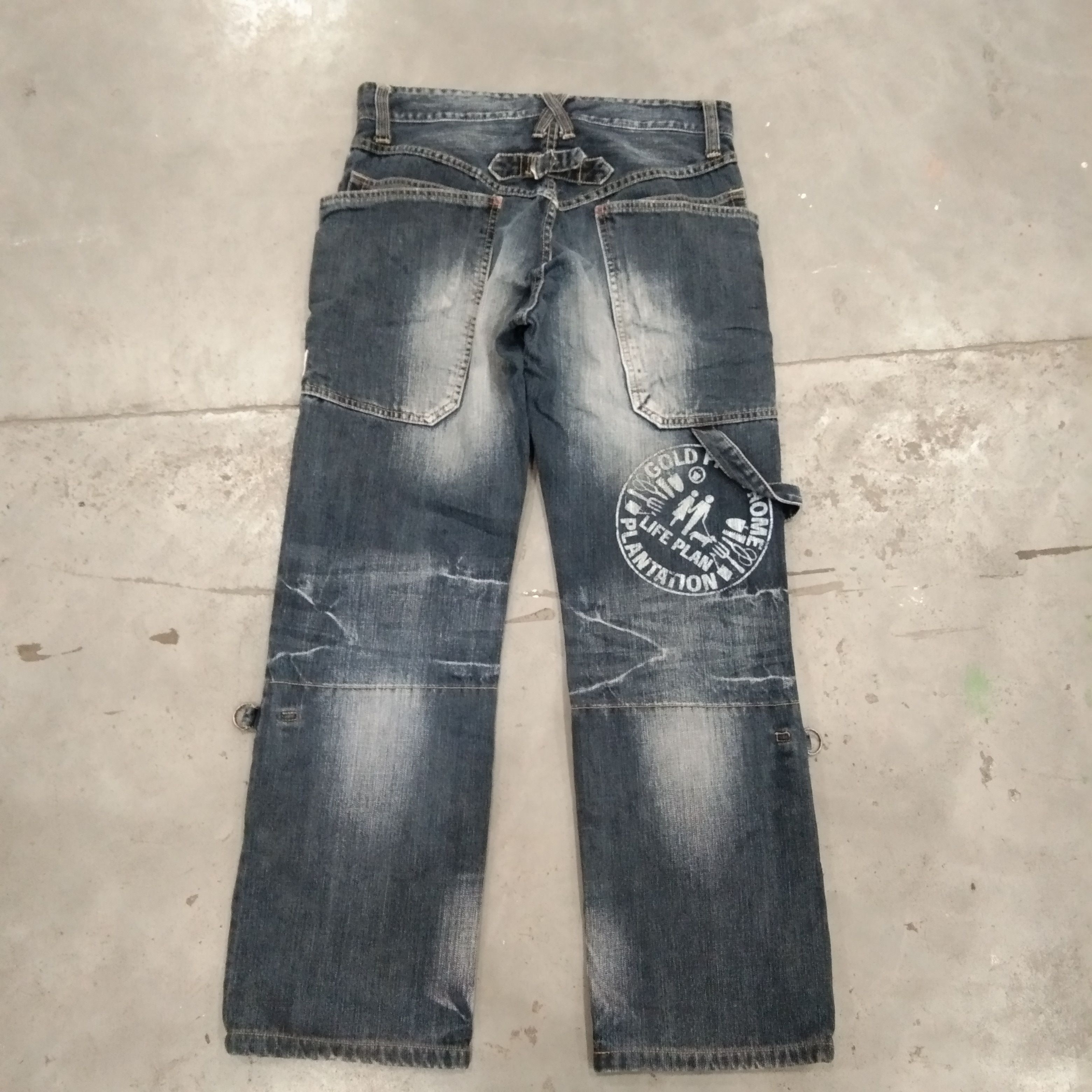 20471120 PPFM The Desert Fox Denim Pants Size US 31 - 5 Thumbnail