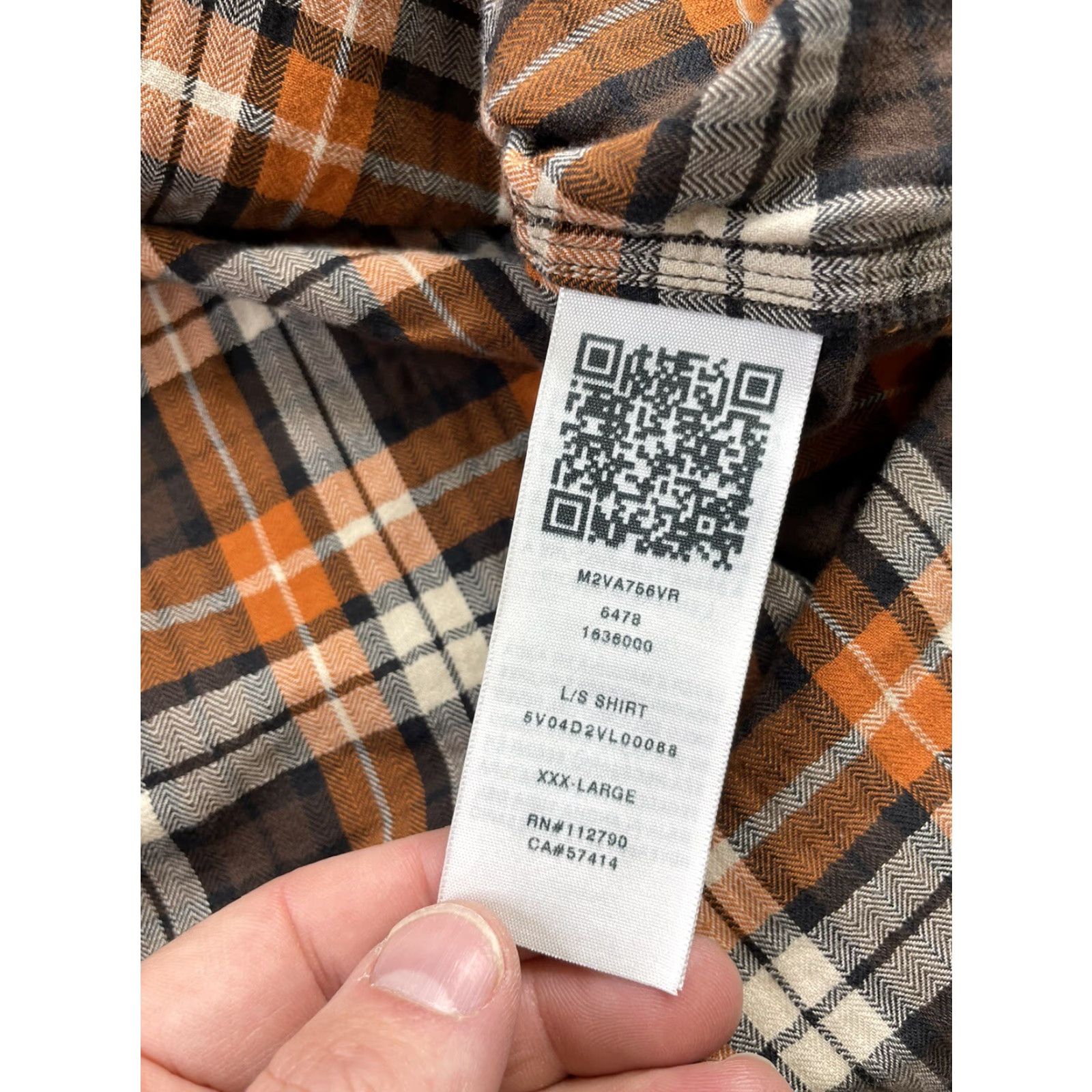 True Religion True Religion Shirt Button-Down Mens 3XL Long Sleeve Cotton Plaid Casual Size US XXL / EU 58 / 5 - 6 Thumbnail