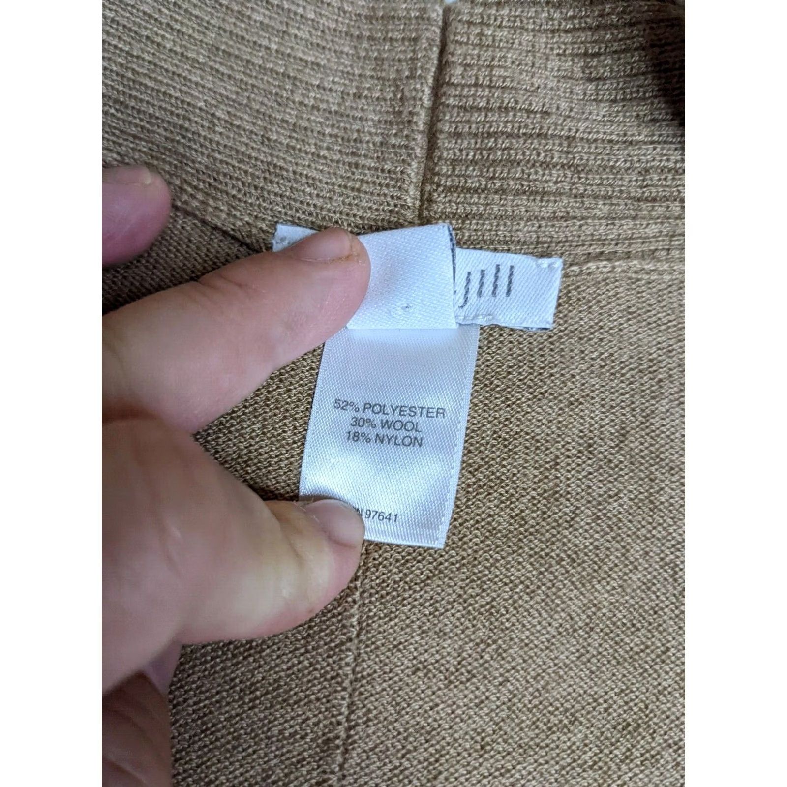 J. Jill J.Jill cardigan sweater S tan open Front Long sleeve women's size Size S / US 4 / IT 40 - 6 Thumbnail