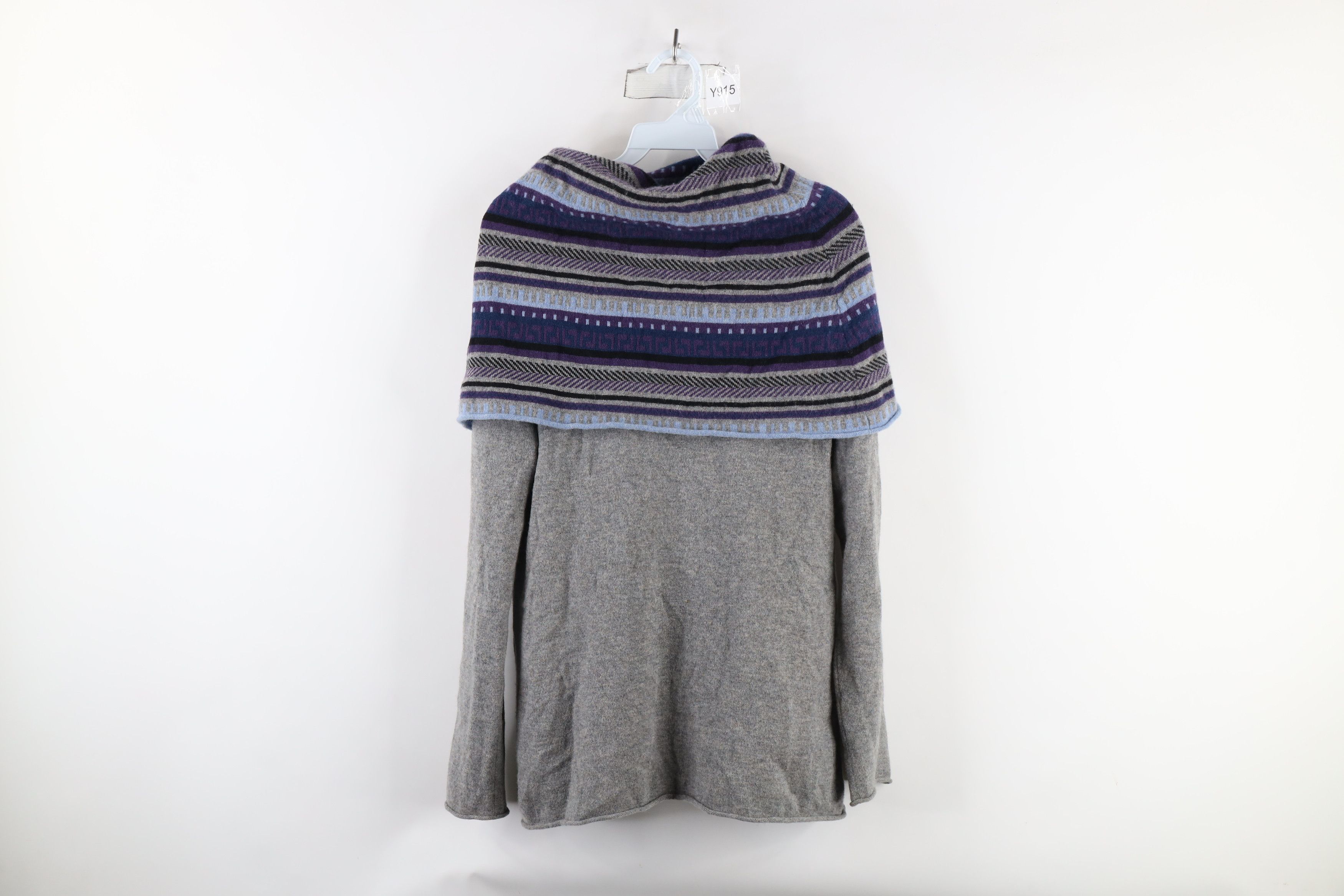 Vintage Vintage 90s Streetwear Cashmere Knit Funnel Neck Sweater Size M / US 6-8 / IT 42-44 - 1 Thumbnail