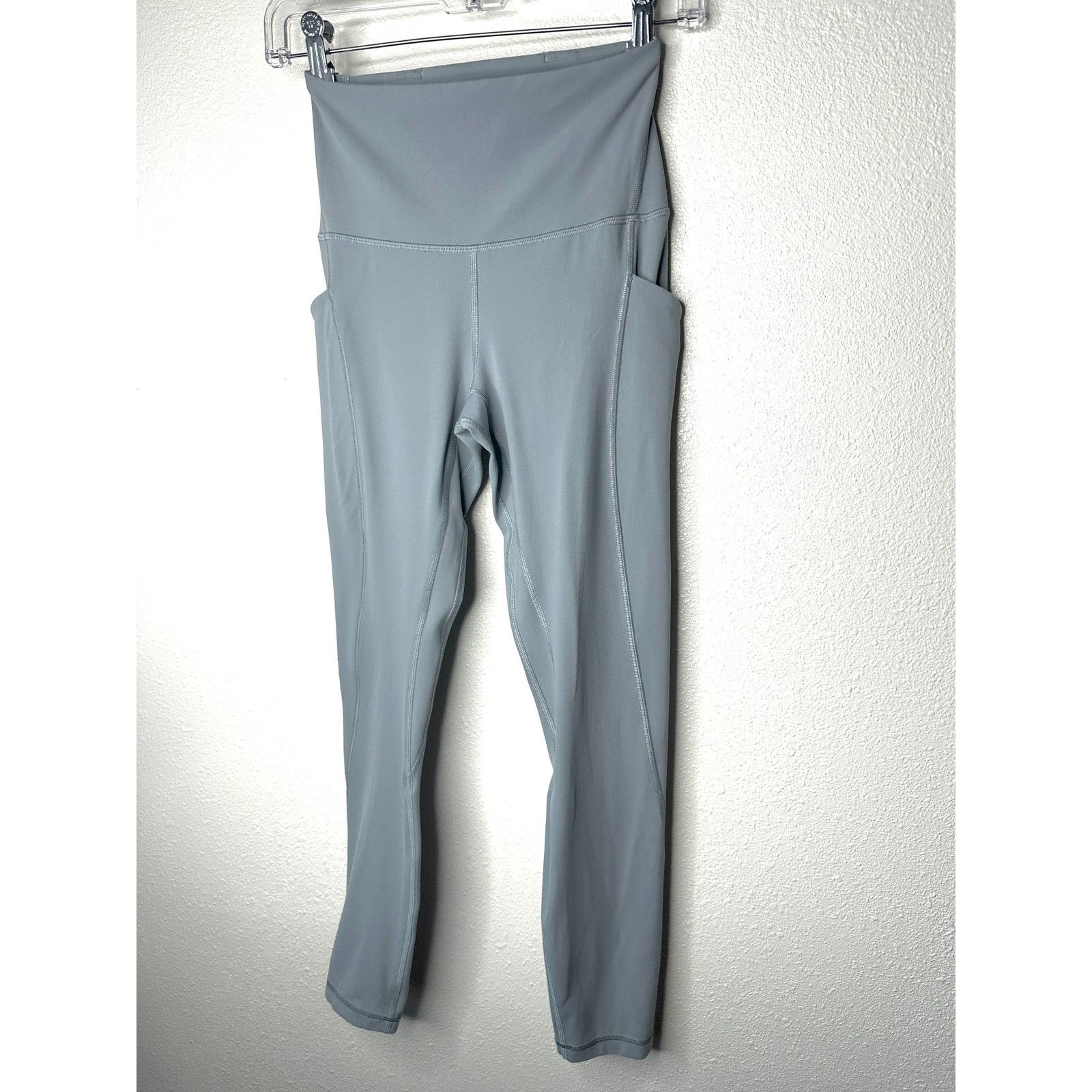Lululemon Lululemon Gray High-Rise Pocketed Pants 4 Size 27" / US 4 / IT 40 - 3 Thumbnail