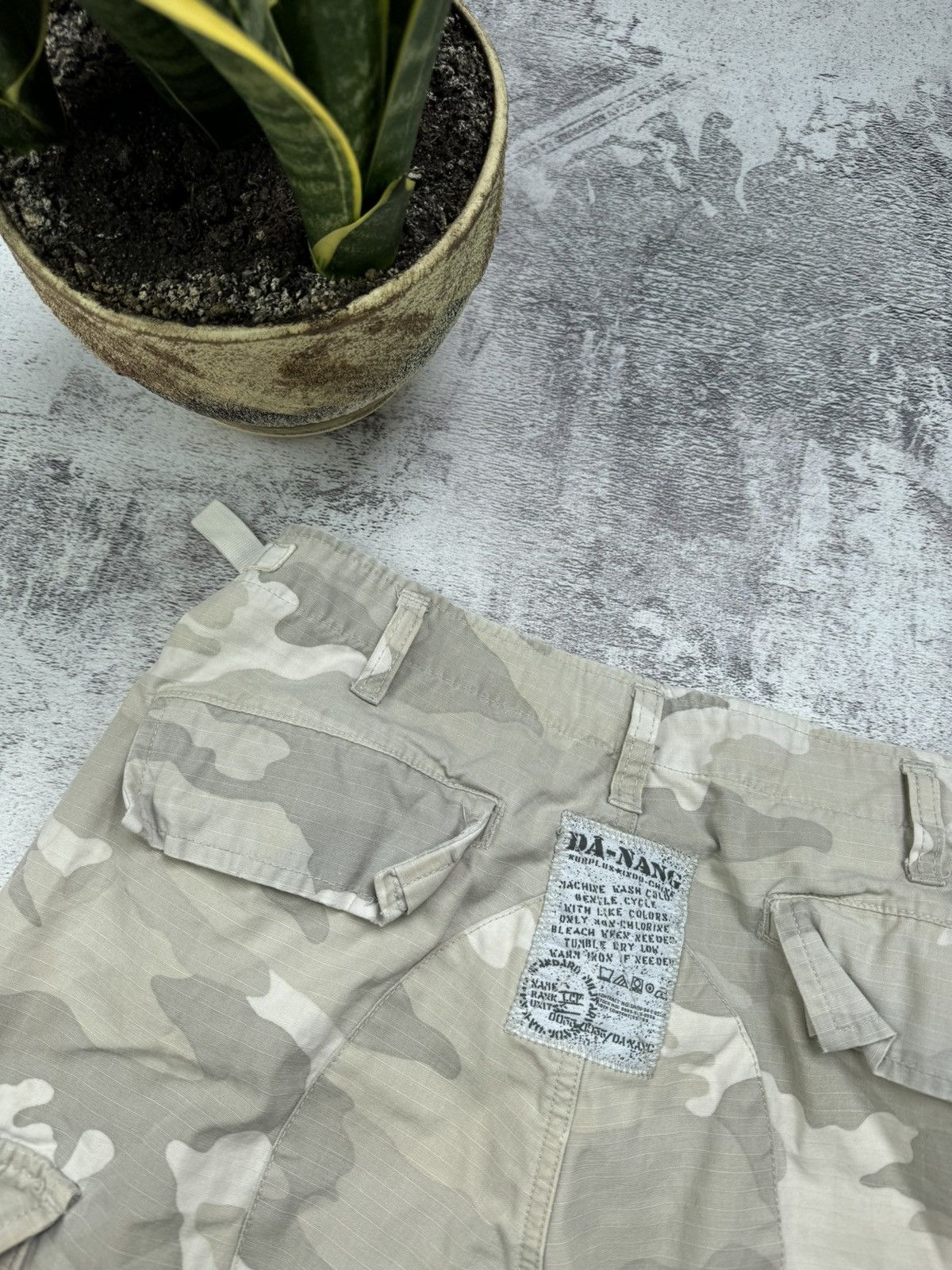 Japanese Brand Vintage Rare Y2K Japanese Rare Camo Da-Nang Cargo Pants Size US 30 / EU 46 - 7 Thumbnail